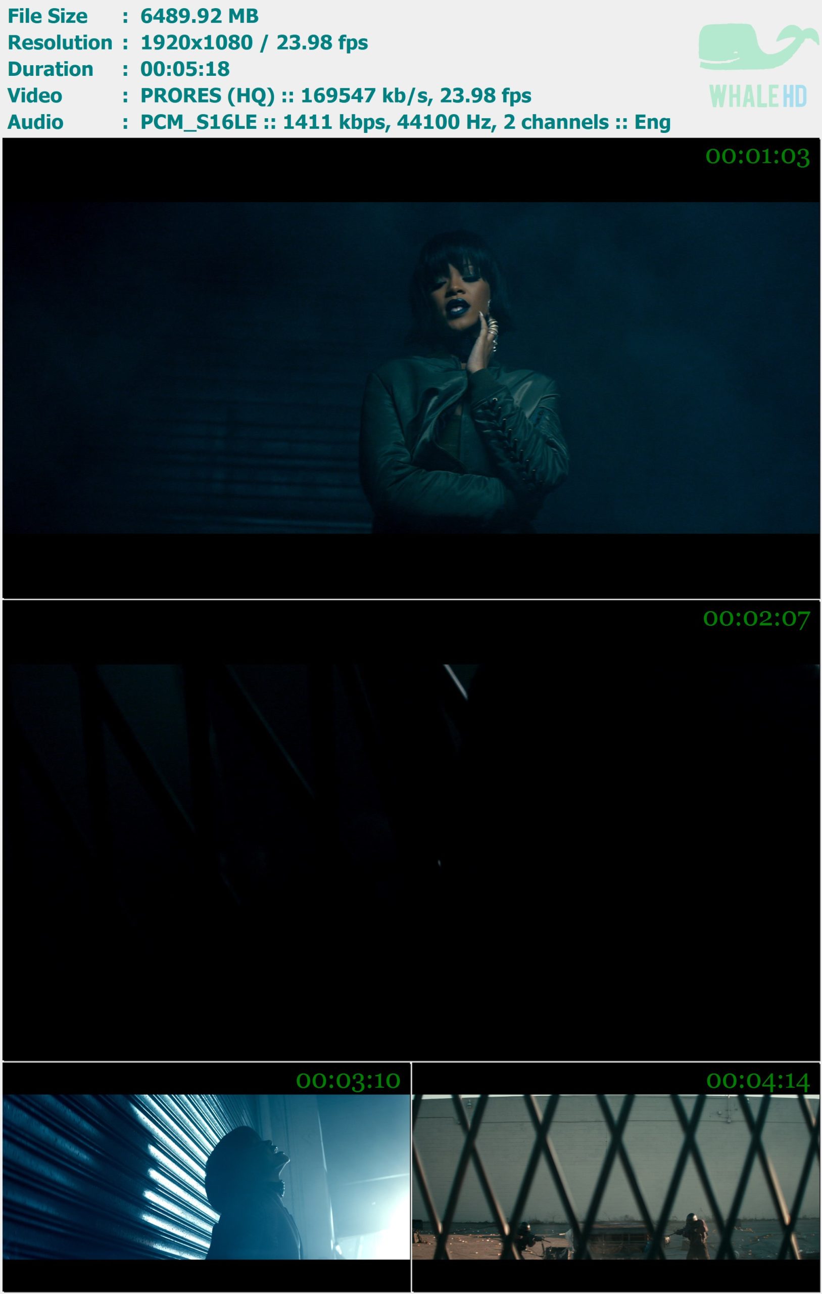 Eminem feat. Rihanna - The Monster 2013 Master 1080p ProRes - 6.34GB