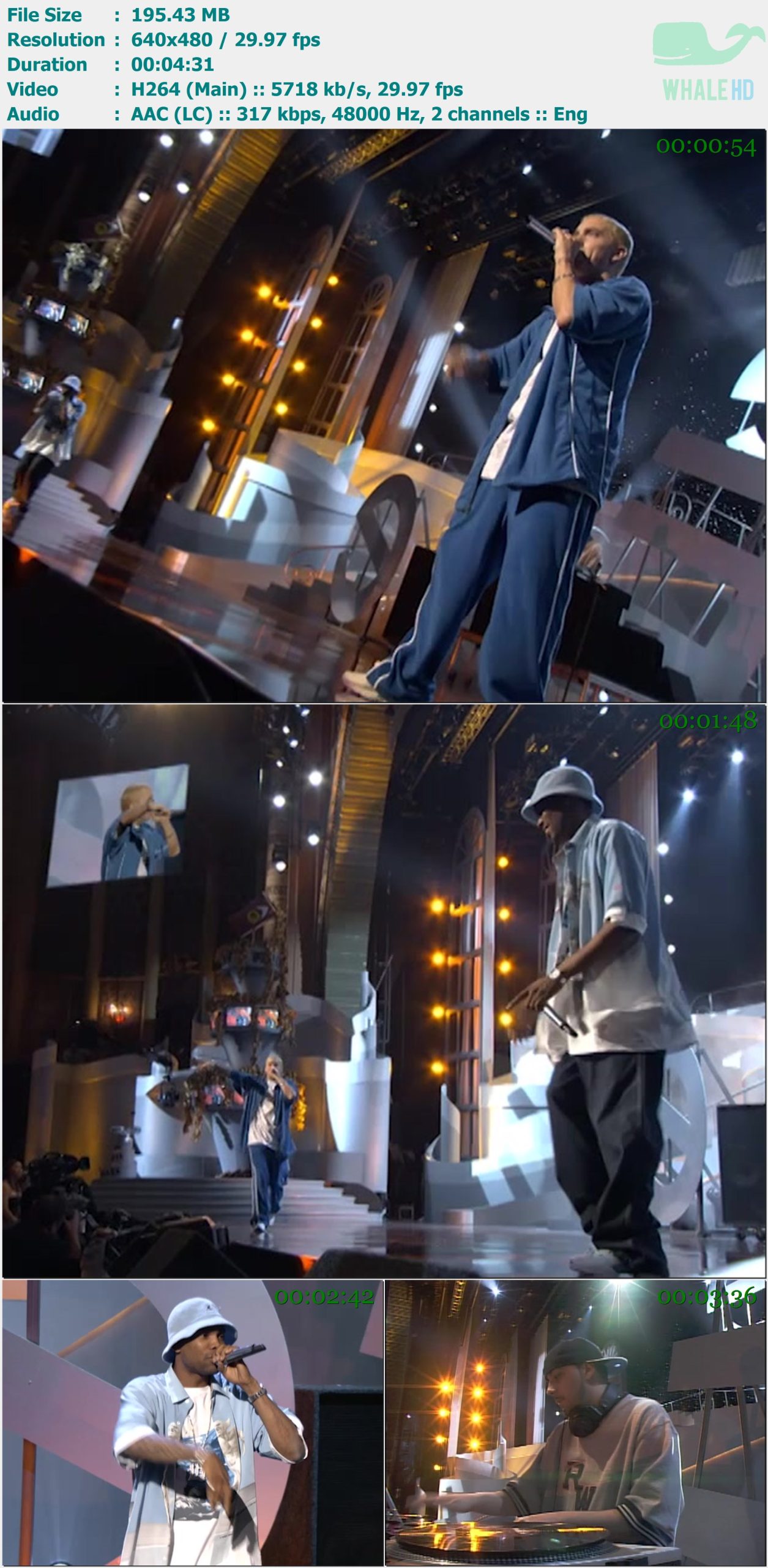 Eminem - Without Me (2002 MTV Movie Awards) MasterRip 480p H264 - 195.43MB