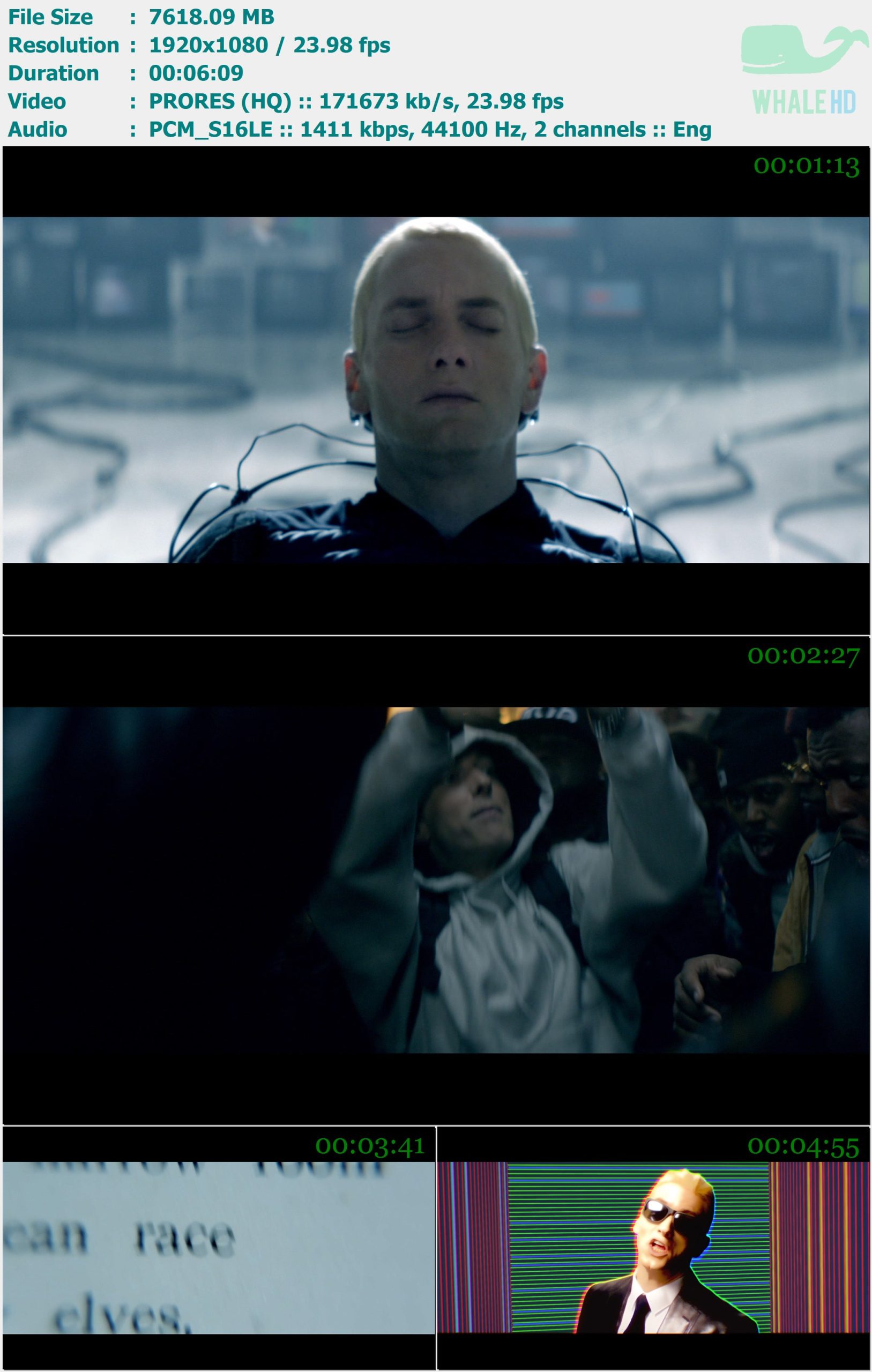 Eminem - Rap God 2013 Master 1080p ProRes - 7.44GB