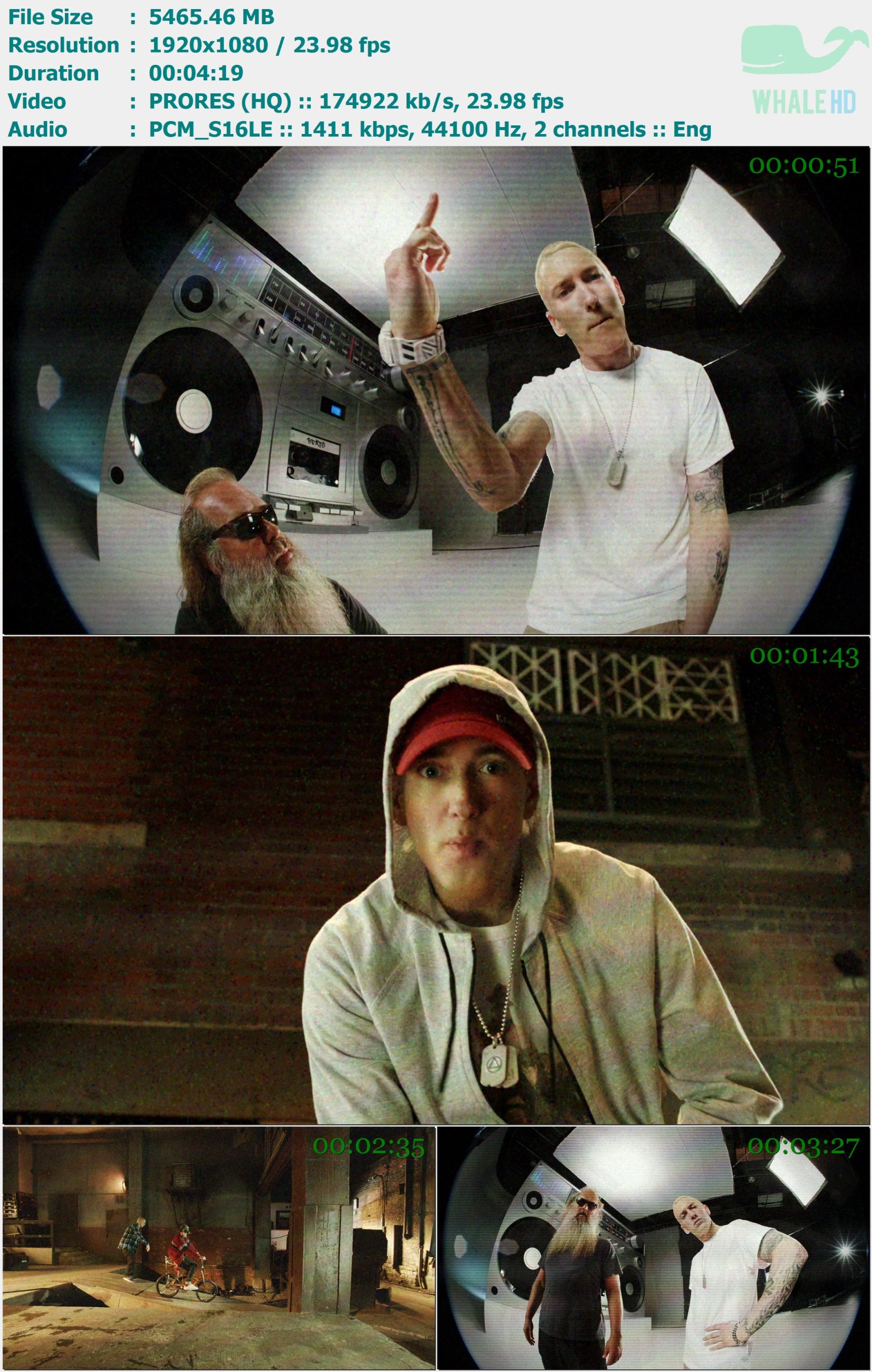 Eminem - Berzerk 2013 Master 1080p ProRes - 5.34GB