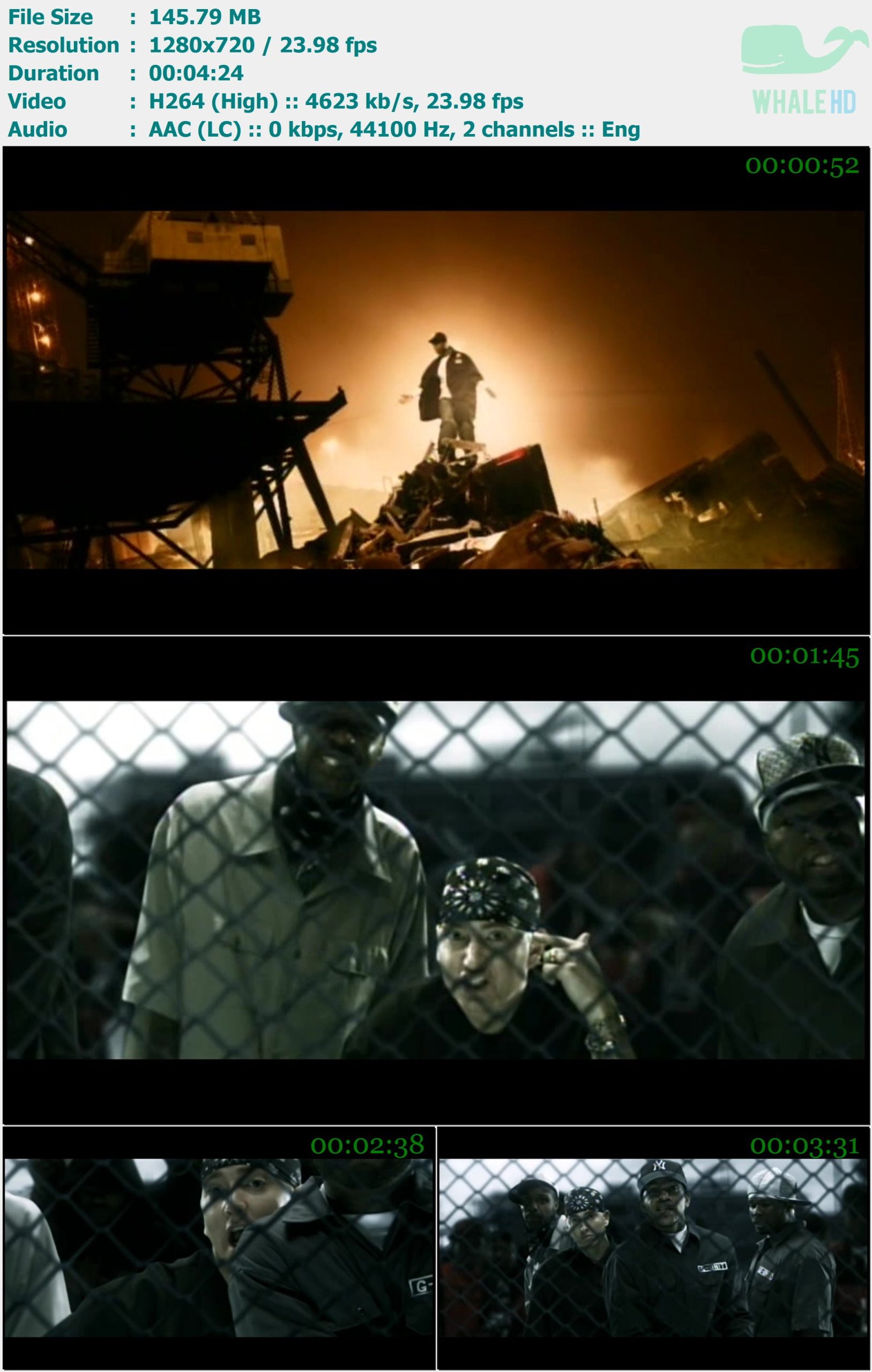 Eminem feat. 50 Cent, Lloyd Banks & Cashis - You Don't Know 2009 XBOX 720p H264 - 145.79MB