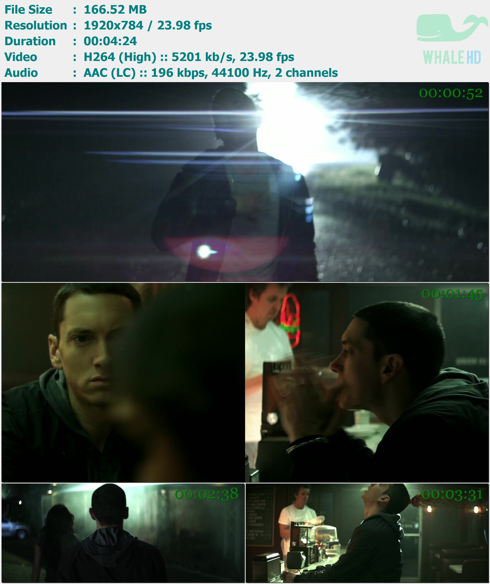 Eminem - Space Bound 2011 𝐕𝐄𝐕𝐎 784p H264 - 166.52MB