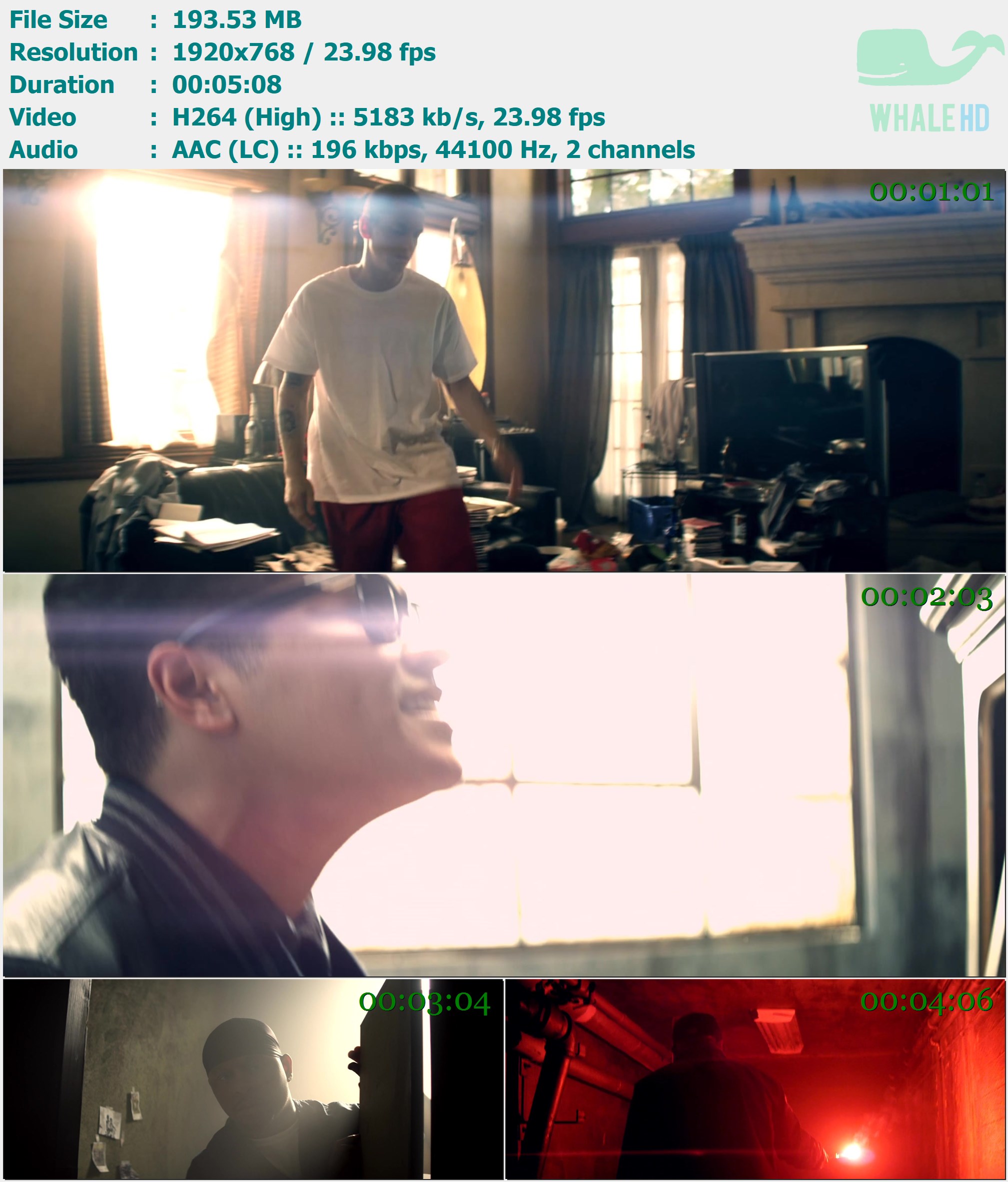 Eminem feat. Bruno Mars - Lighter 2011 𝐕𝐄𝐕𝐎 768p H264 - 193.53MB