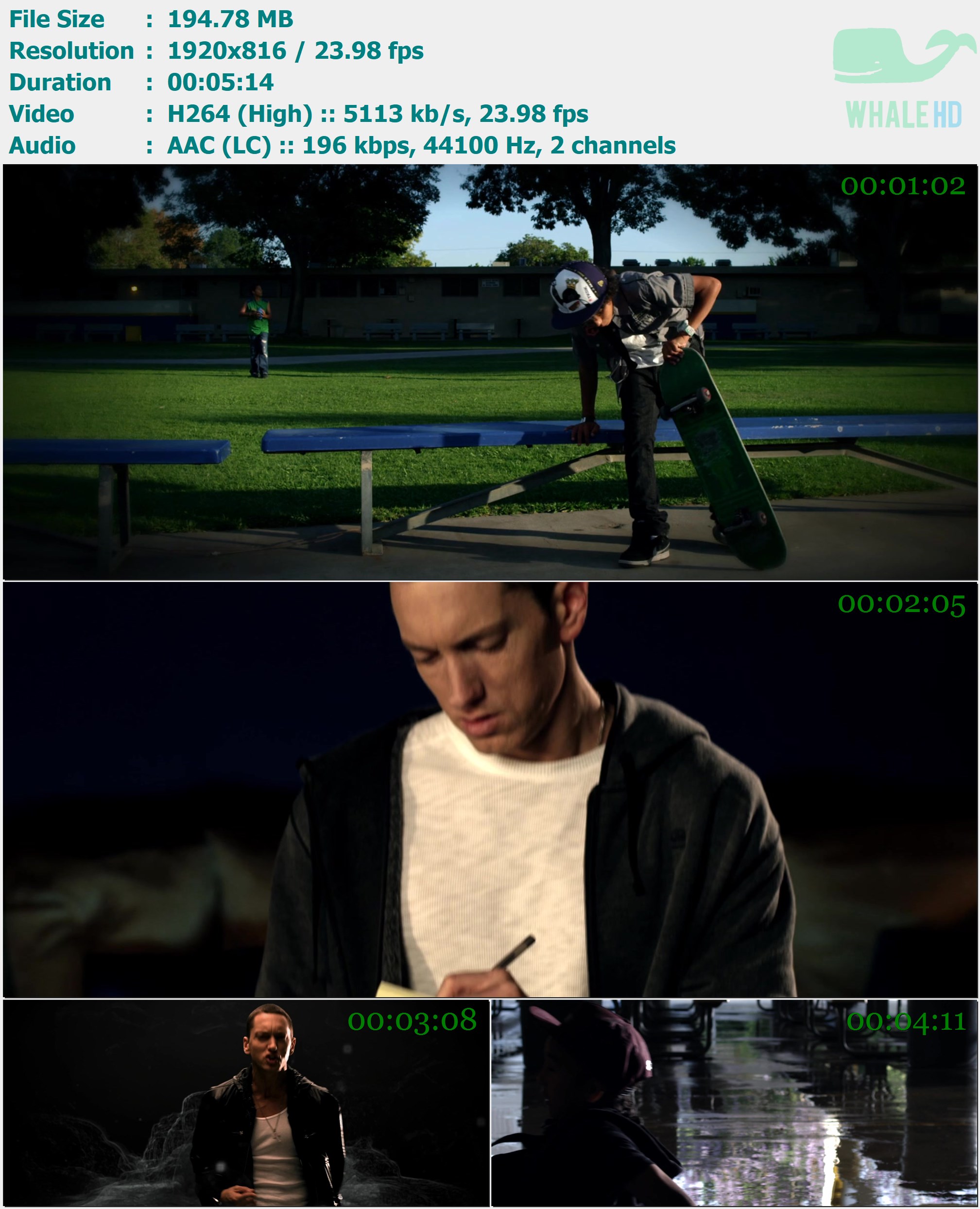 Eminem feat. Lil Wayne - No Love (Explicit Version) 2010 𝐕𝐄𝐕𝐎 816p H264 - 194.78MB