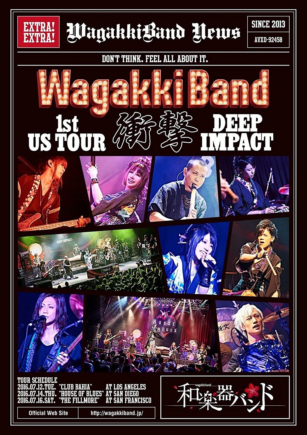 和乐器乐队 Wagakki Band - 1st US Tour 衝撃 -DEEP IMPACT 2017 BD蓝光原盘 1080i H264 - 37.74GB