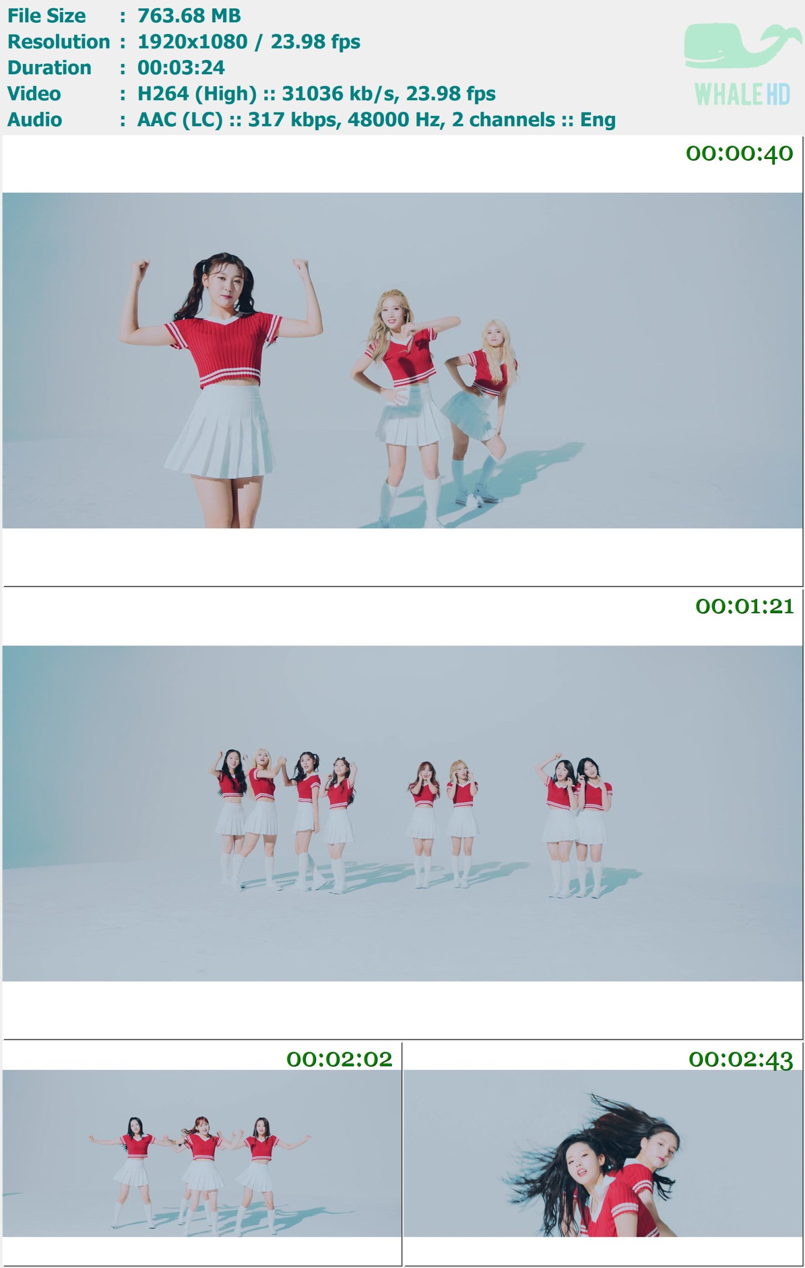 Loona (本月少女) - Hi High (Choreography Ver) 2018 MasterRip 1080p H264 - 763.68MB