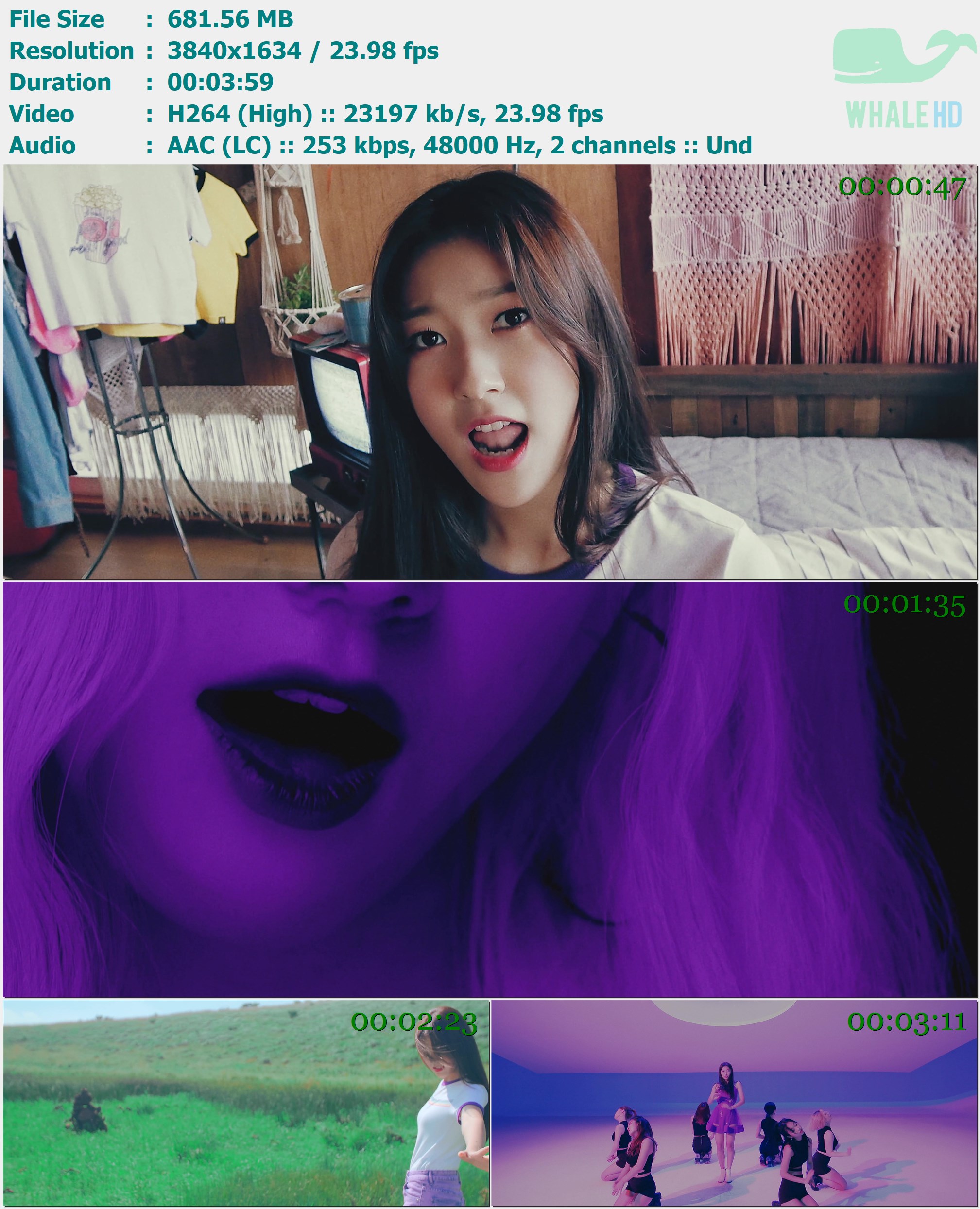 本月少女 (LOONA) - Love Cherry Motion 2017 WEB-DL 2160p H264 - 681.56MB