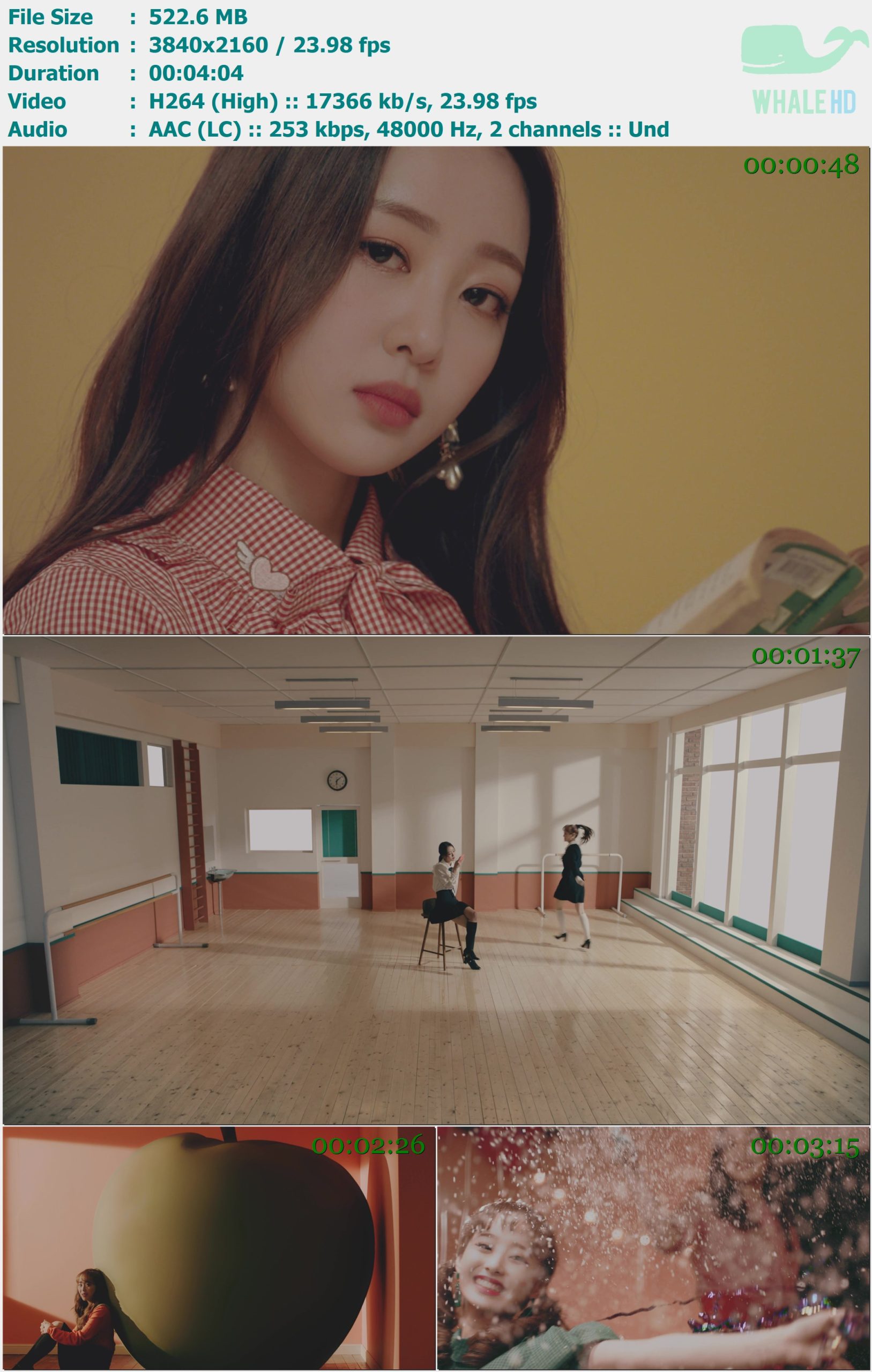 本月少女 (LOONA) - Heart Attack 2017 WEB-DL 2160p H264 - 522.60MB