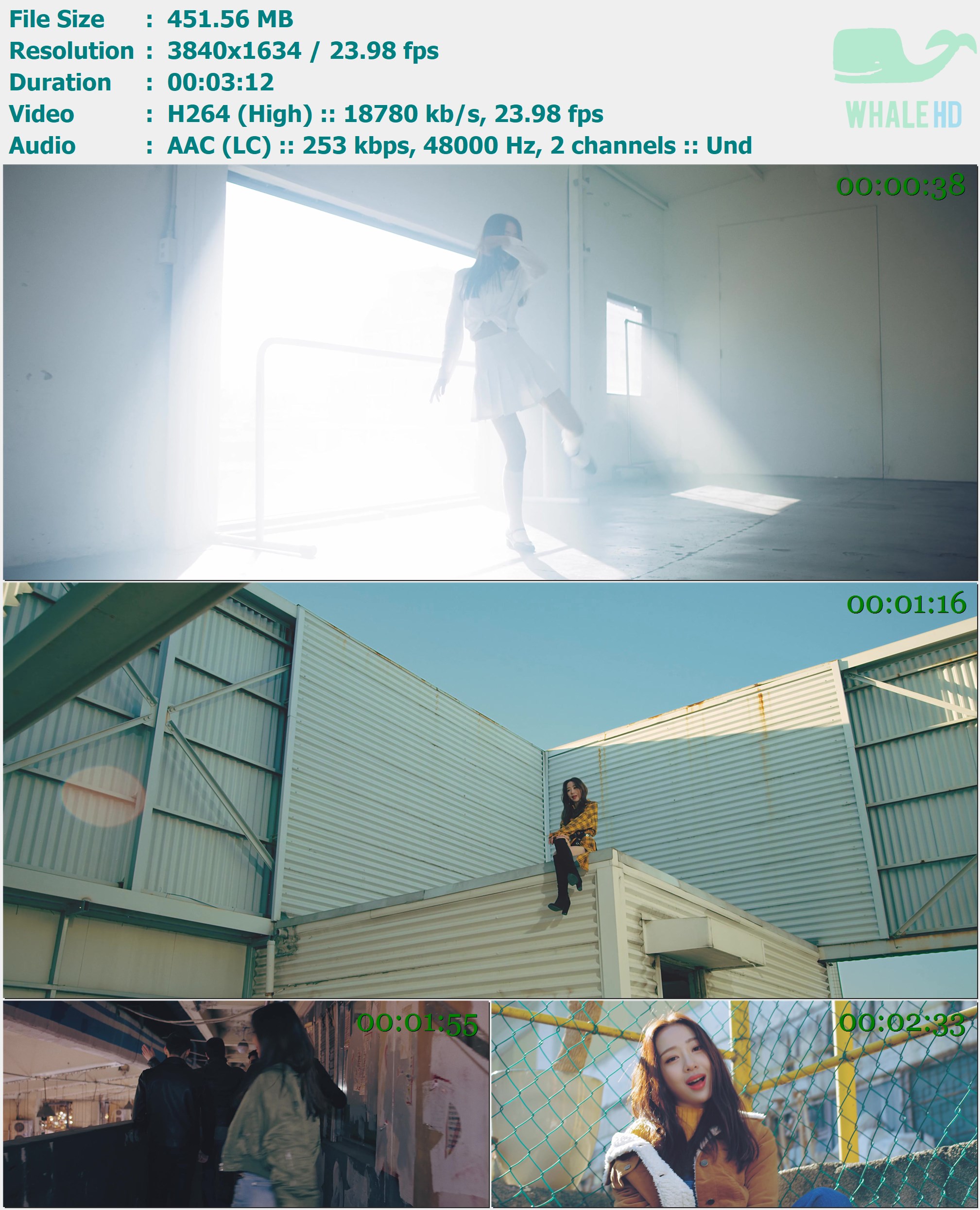 Yves (from 本月少女 Loona) - New 2017 WEB-DL 2160p H264 - 451.56MB