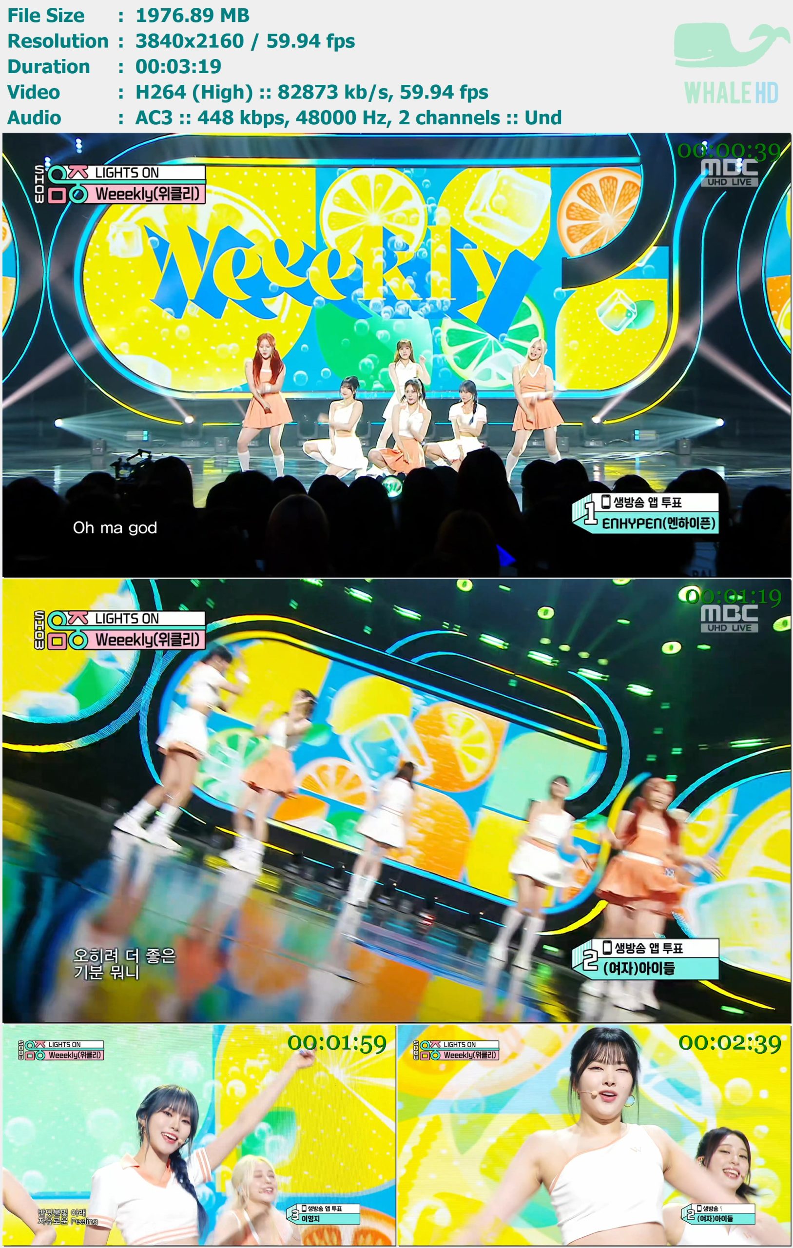 Weeekly - LIGHTS ON (Show Music Core 音乐中心 2024-07-20) HDTV 2160p H264 - 1.93GB