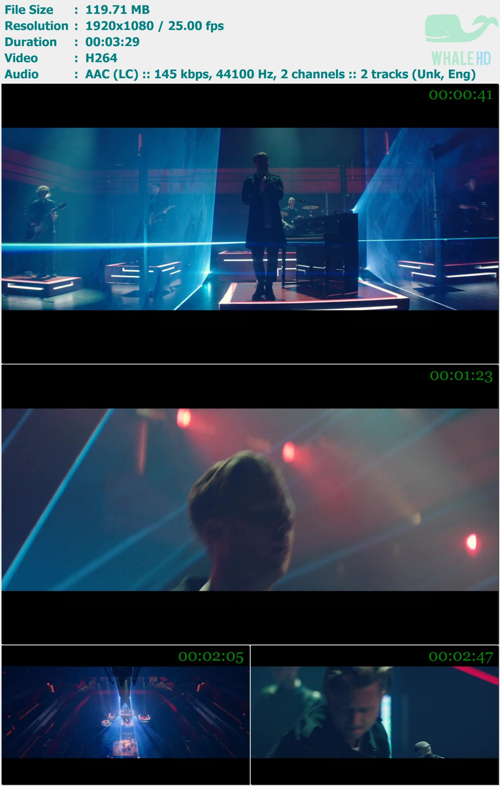 OneRepublic - Future Looks Good 2016 𝐕𝐄𝐕𝐎 1080p H264 - 119.71MB