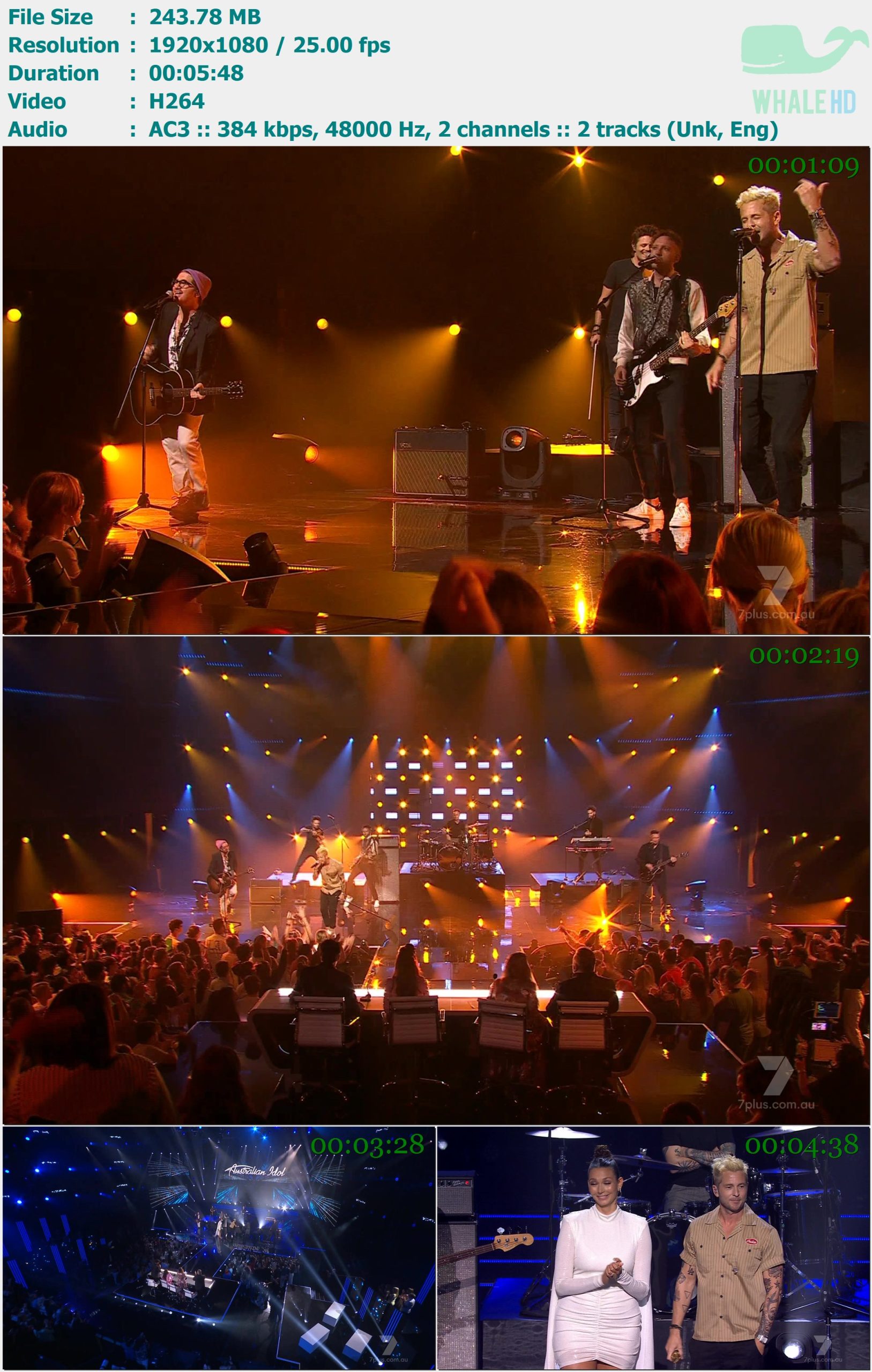 OneRepublic - I Ain't Worried (Australian Idol 13 March 2023) HDTV 1080i H264 - 243.78MB