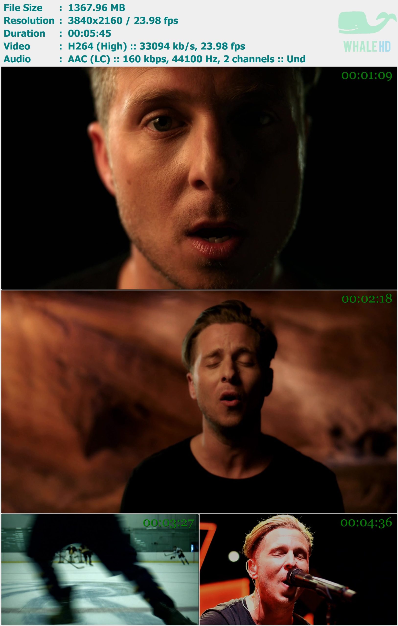 OneRepublic - I Lived 2014 WEBRip 2160p H264 - 1.34GB