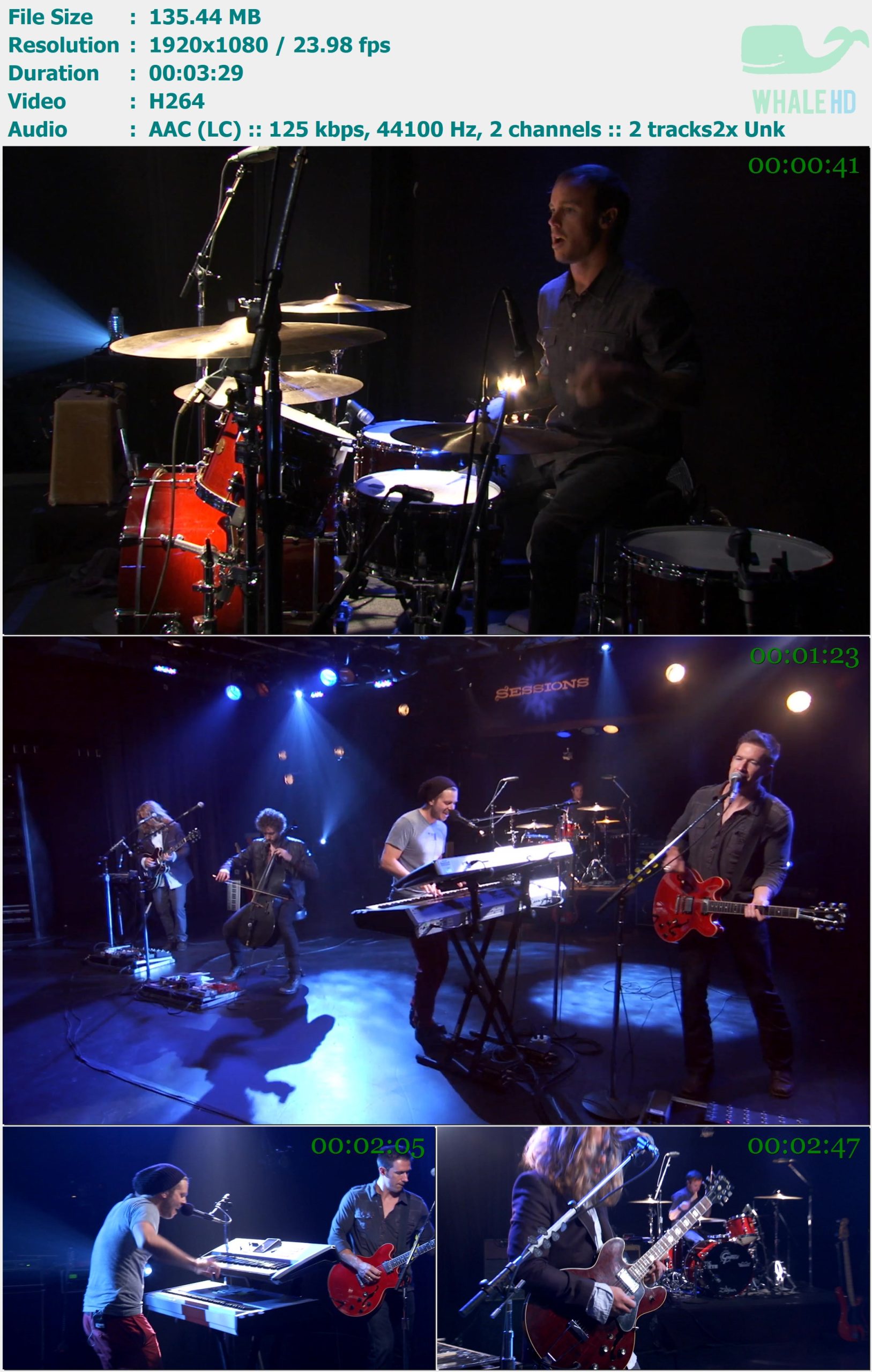 OneRepublic - Apologize (AOL Sessions) 2011 𝐕𝐄𝐕𝐎 1080p H264 - 135.44MB