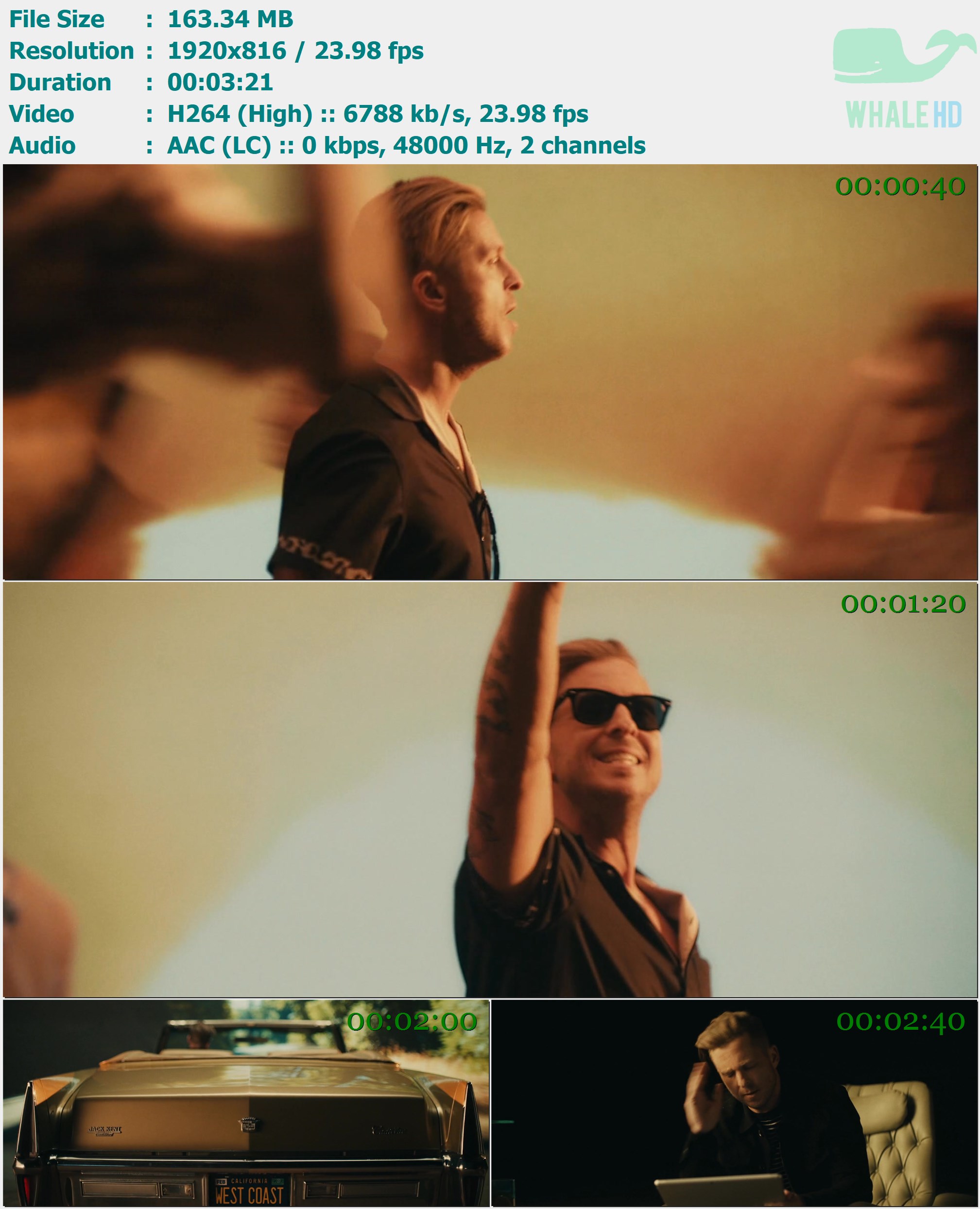 OneRepublic - West Coast 2022 AM 816p H264 - 163.34MB