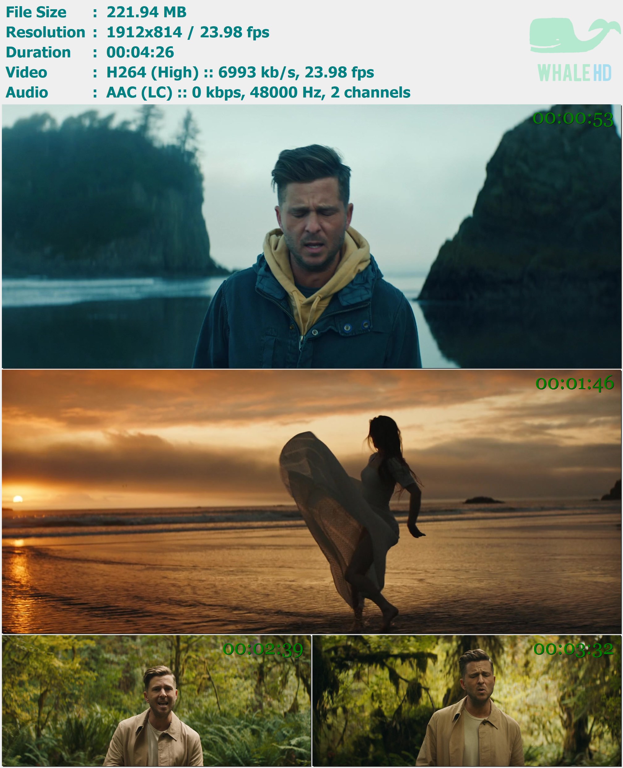 OneRepublic - Wild Life (Film Version From The Clouds Soundtrack) 2018 AM 814p H264 - 221.94MB