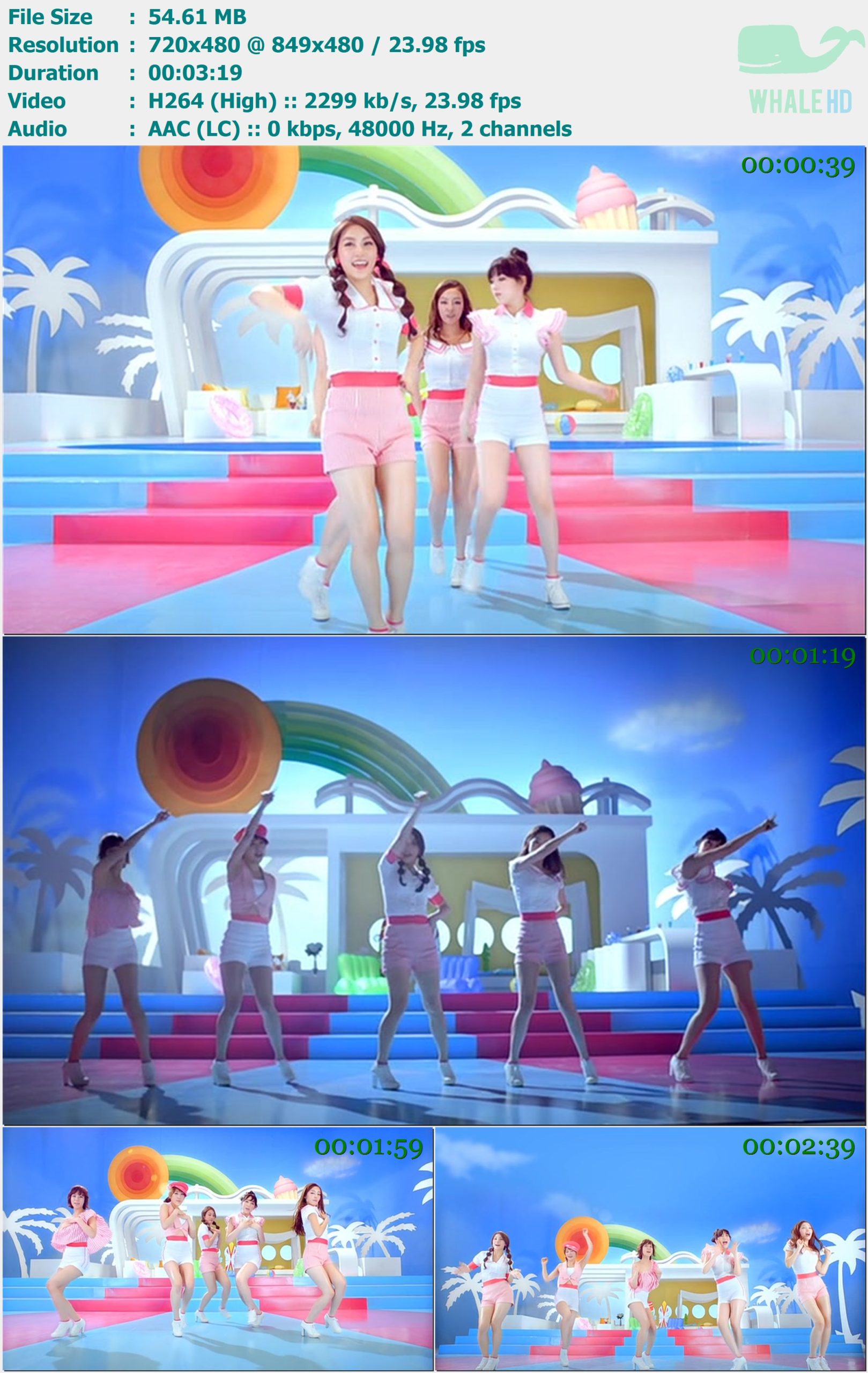 Kara - GO GO Summer! (Dance ver.) 2011 DVD 480p MPEG2 - 54.61MB