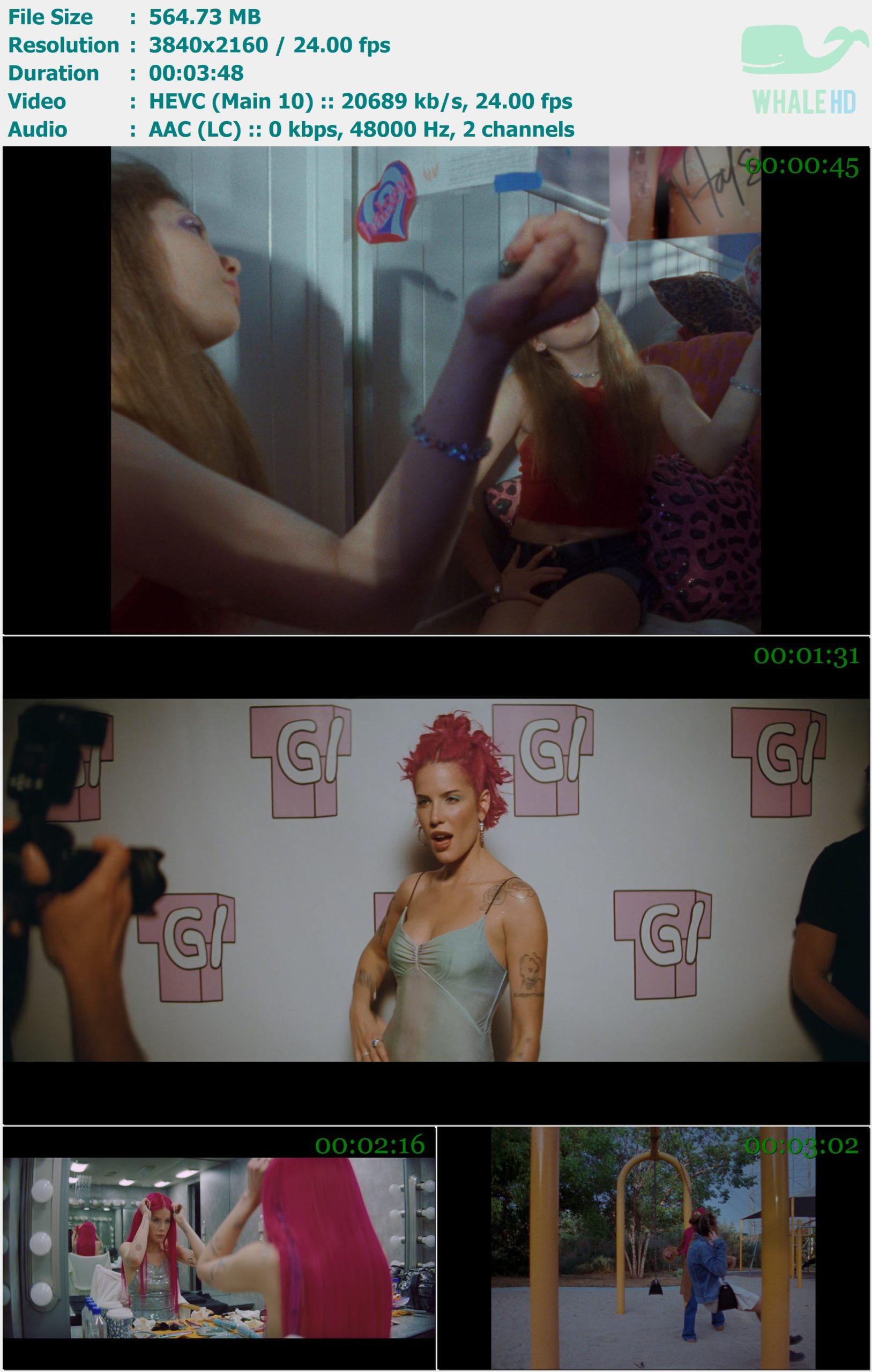 Halsey - Lucky 2024 AM 2160p H265 - 564.73MB