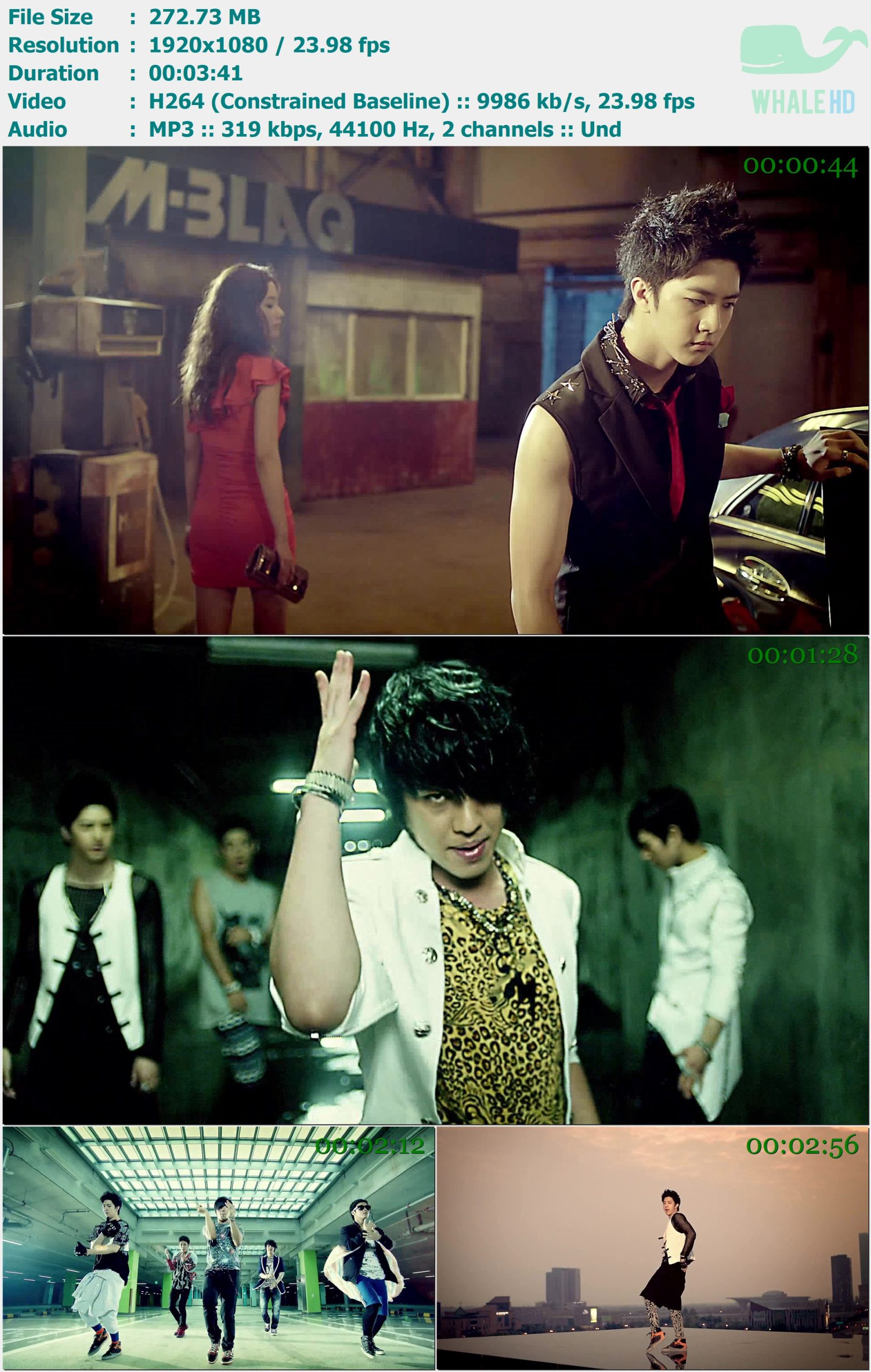 MBLAQ - Mona Lisa 2013 Bugs! 1080p H264 - 272.73MB