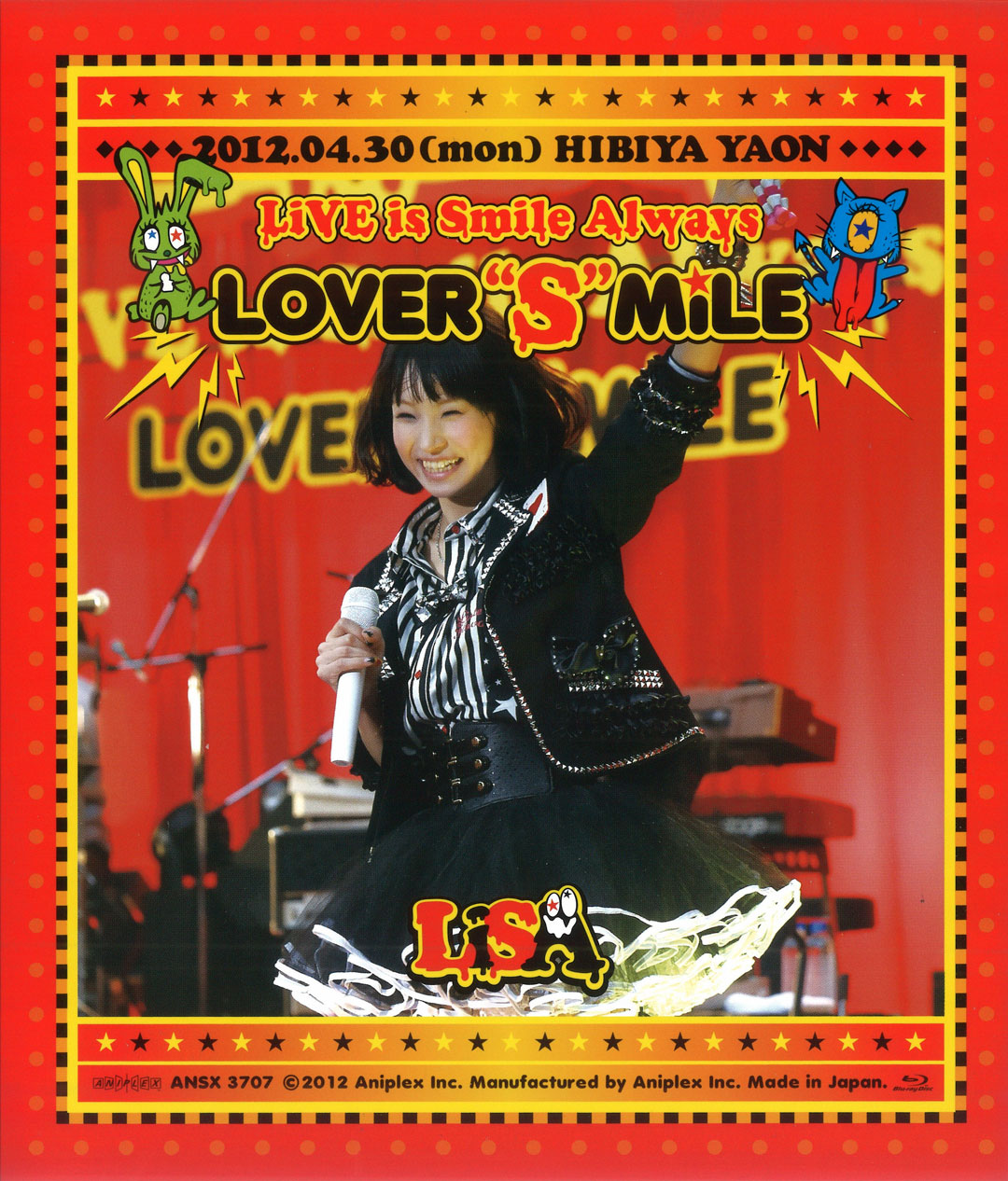 织部里沙 LiSA - LiVE is Smile Always～LOVER“S”MiLE～in日比谷野外大音楽堂 2012 BD蓝光原盘 1080p H264 - 37.44GB