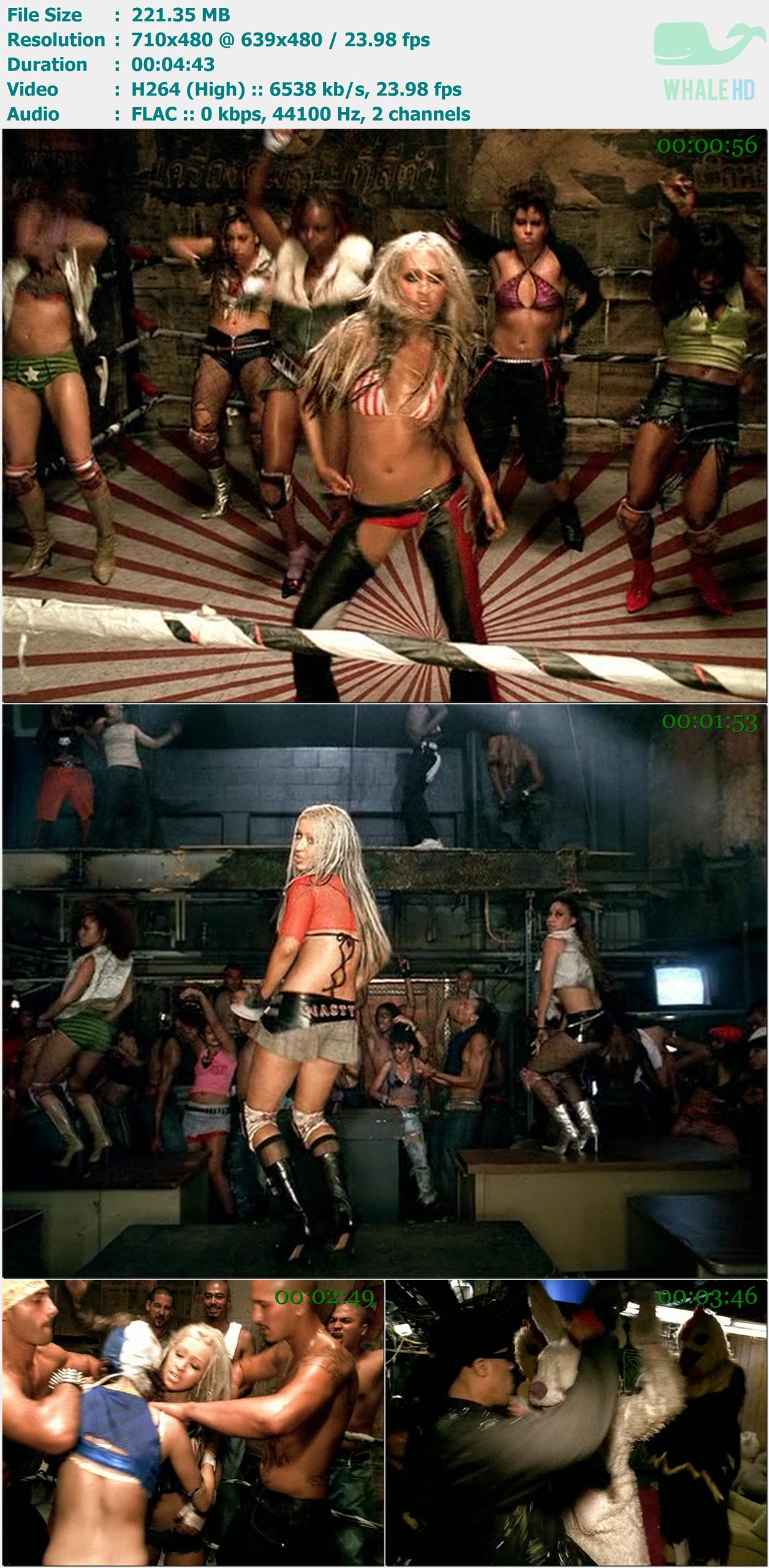 Christina Aguilera feat. Redman - Dirrty 2002 DVDRip 480p X264 - 221.35MB