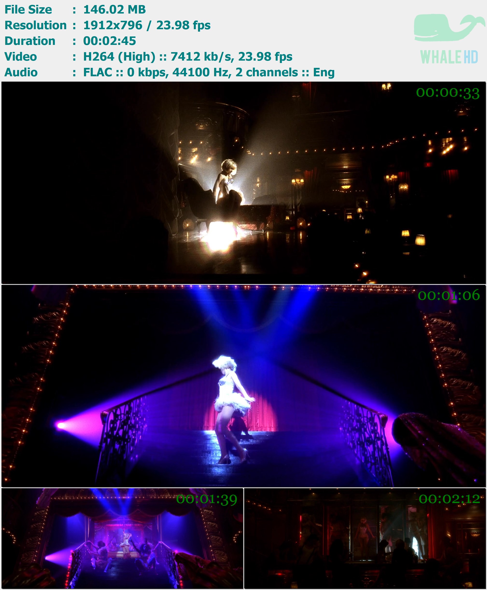 Christina Aguilera - But I Am A Good Girl (from Burlesque) 2010 AM 796p H264 - 146.02MB