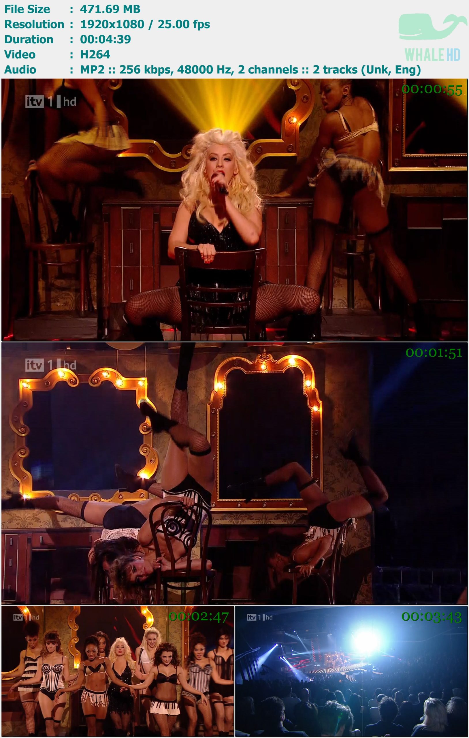 Christina Aguilera - Express (The 𝐗-𝐅𝐚𝐜𝐭𝐨𝐫 UK 11Dec2010) HDTV 1080i H264 - 471.69MB