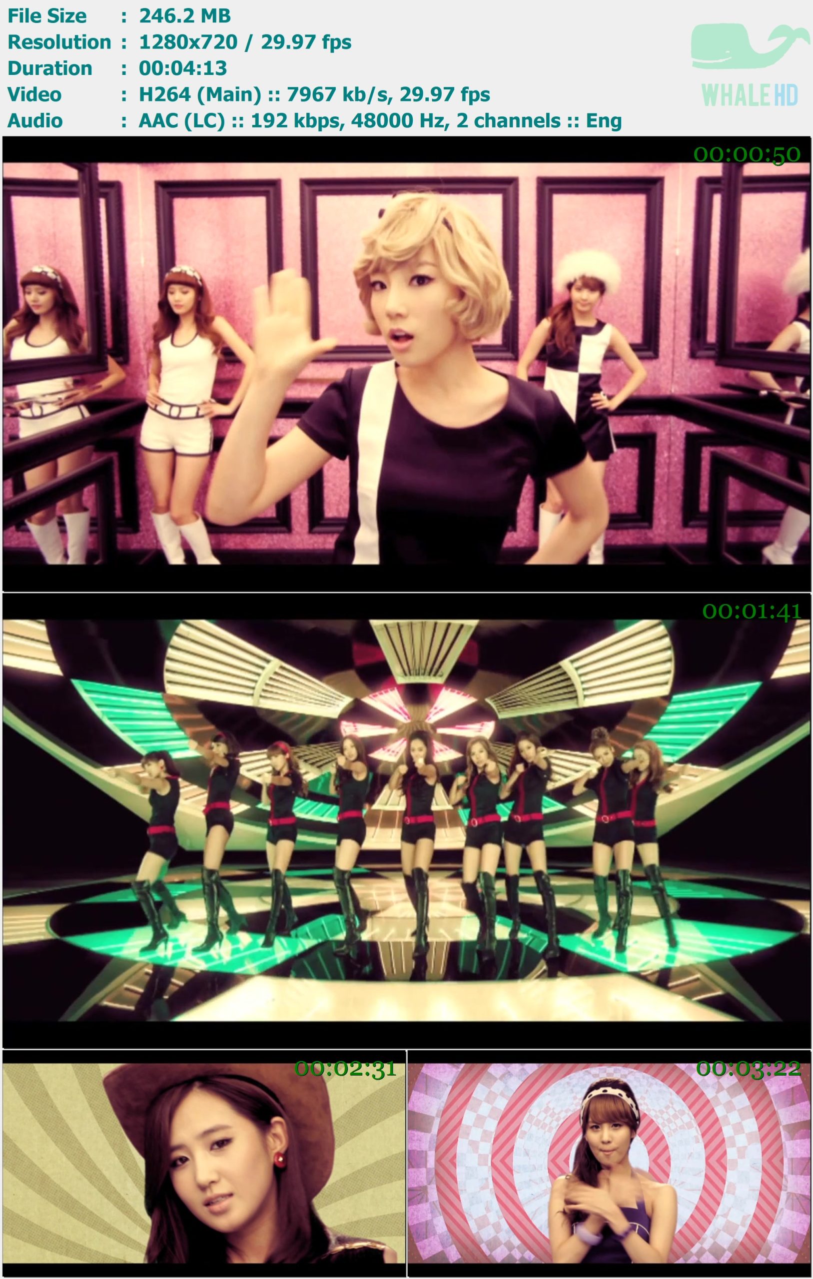 少女时代 Girls' Generation - Hoot 2010 Melon 720p H264 - 246.20MB