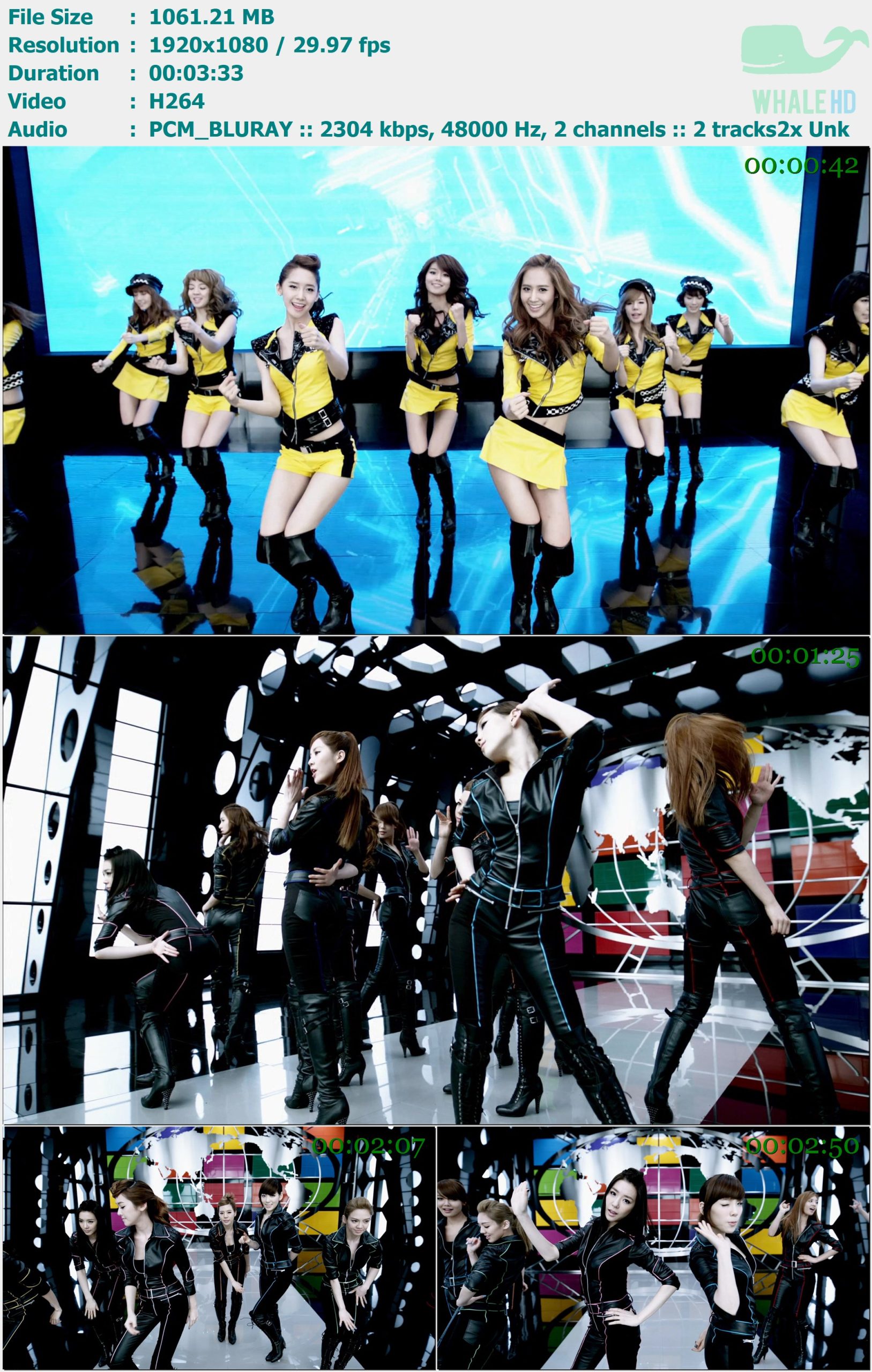 少女时代 Girls' Generation - Mr. Taxi (Dance Ver.) 2011 Blu-ray 1080i H264 - 1.04GB