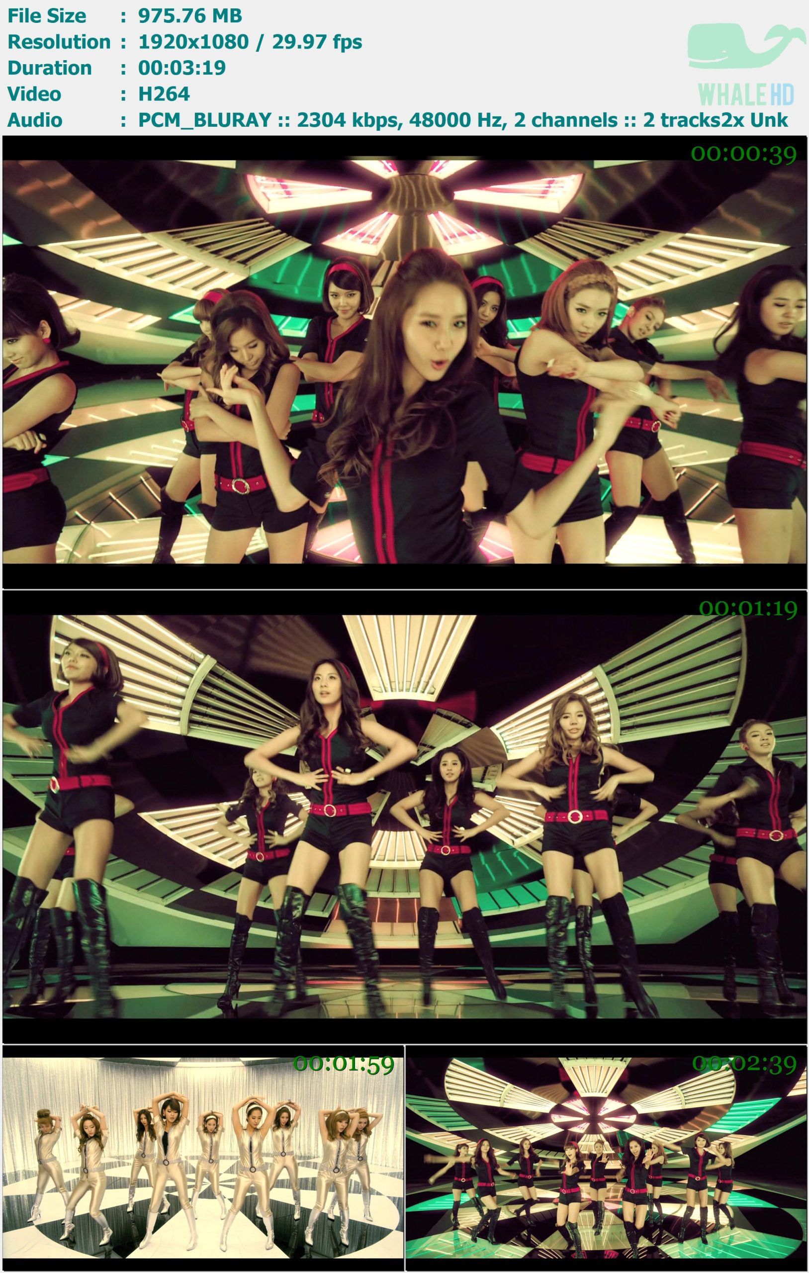 少女时代 Girls' Generation - Hoot (Dance Ver.) 2010 Blu-ray 1080i H264 - 975.76MB