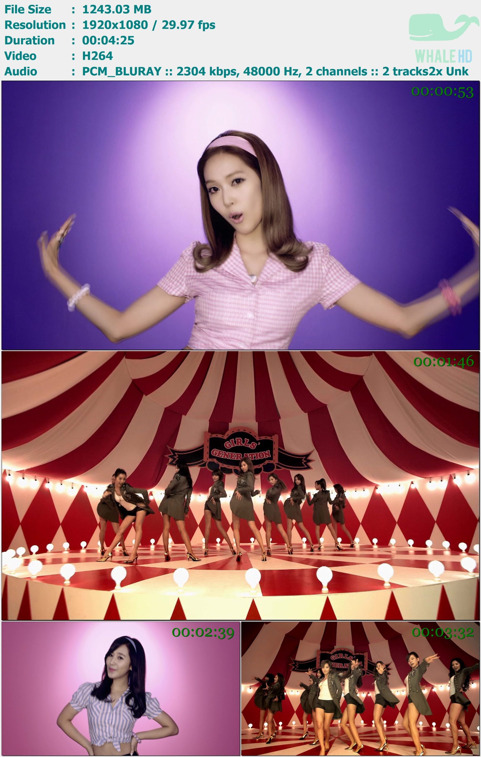 少女时代 Girls' Generation - Genie (Japanese Ver.) 2010 Blu-ray 1080i H264 - 1.21GB