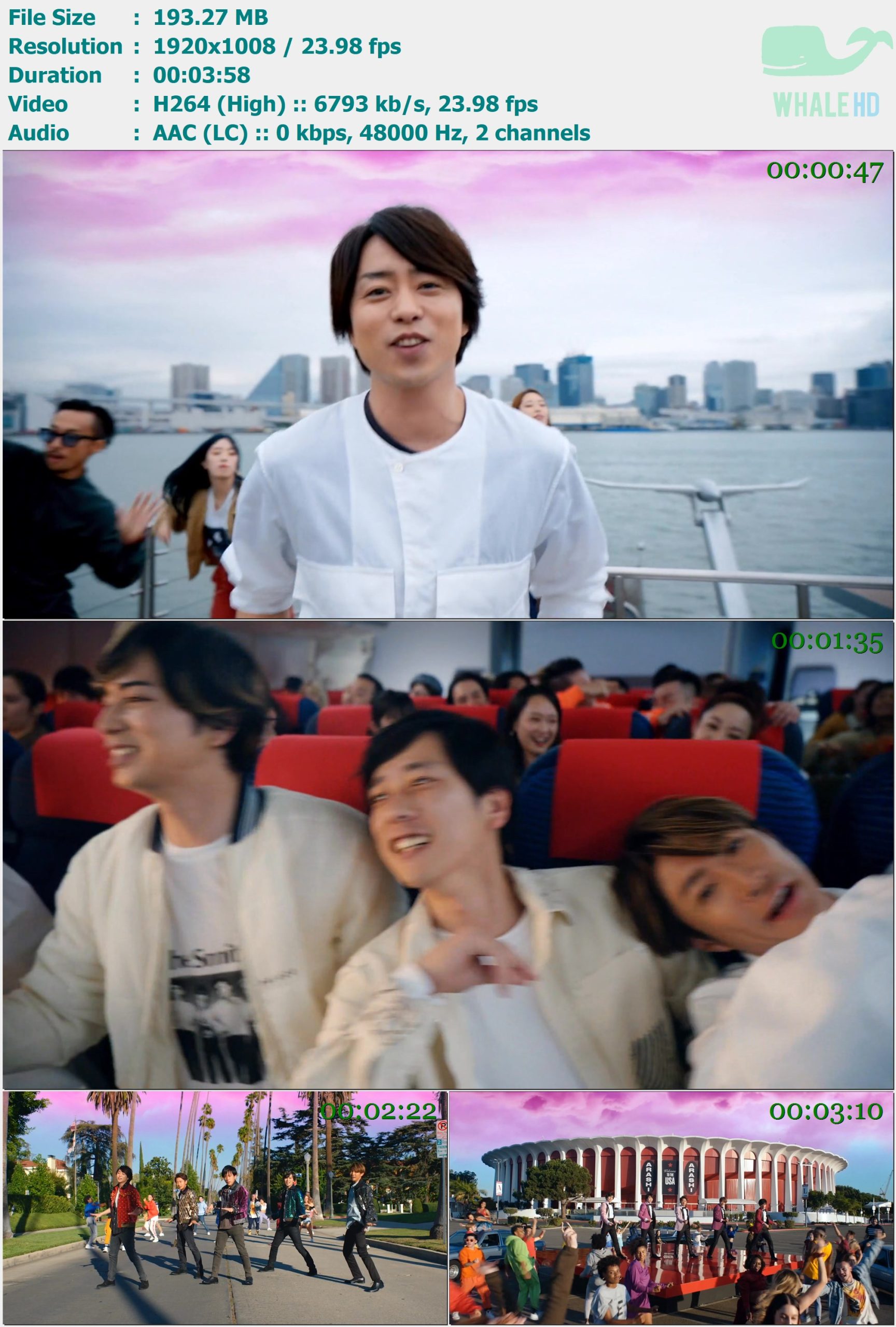 岚 (嵐) ARASHI - Turning Up 2019 AM 1008p H264 - 193.27MB