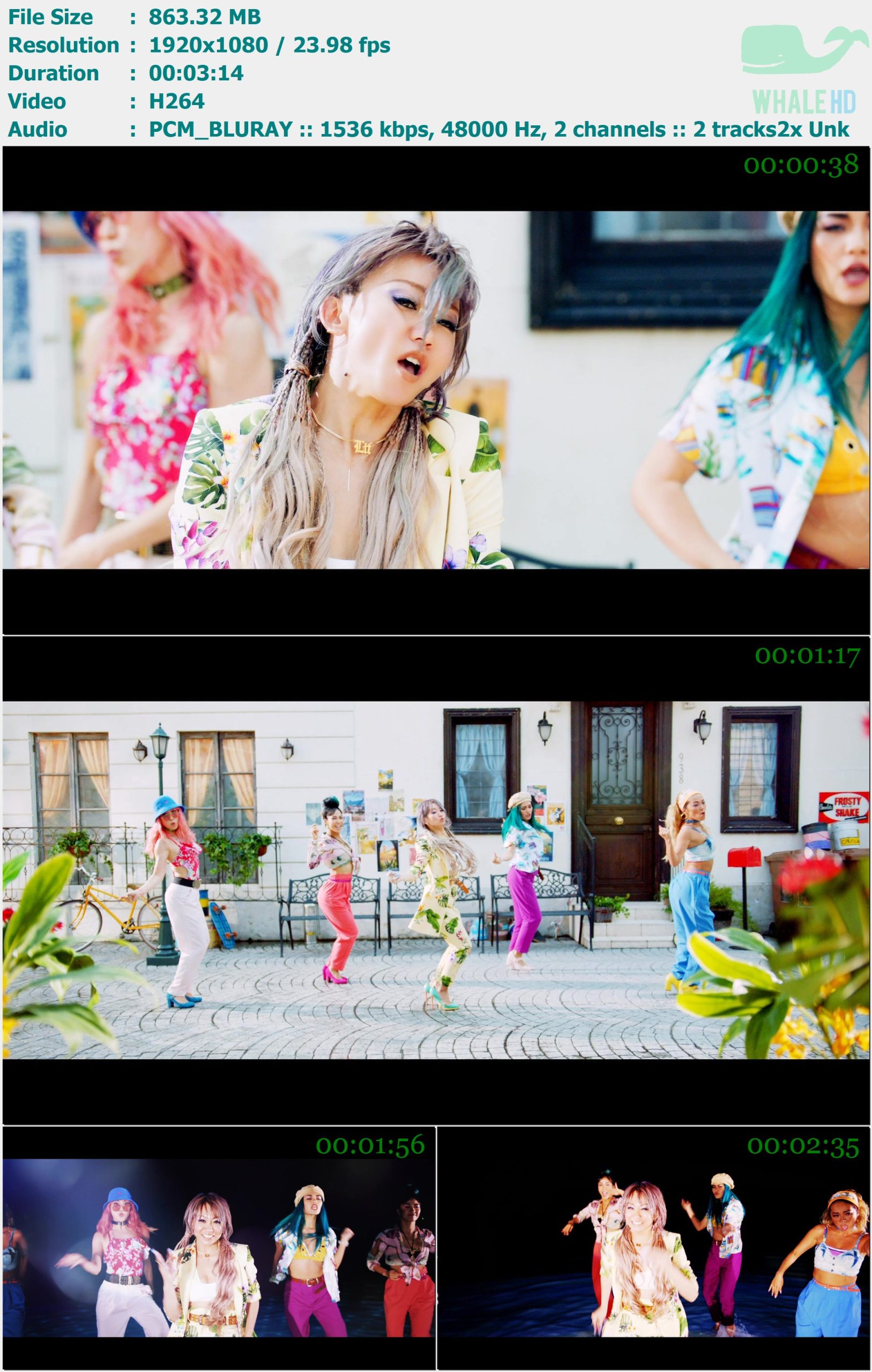 倖田来未 Koda Kumi - LIT (Dance Version) 2017 Blu-ray 1080i H264 - 863.32MB