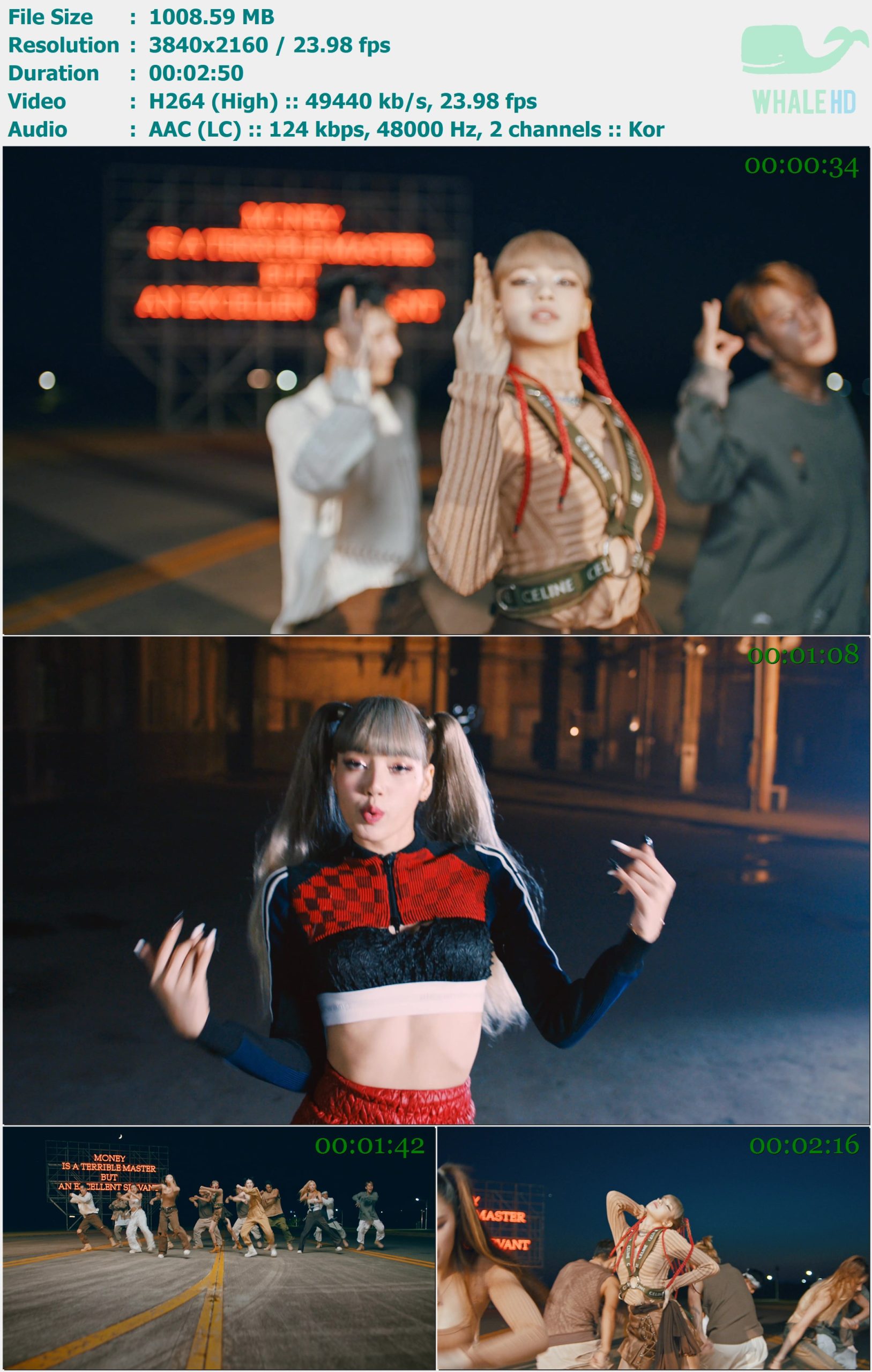 LISA - MONEY (EXCLUSIVE PERFORMANCE VIDEO) 2021 MasterRip 2160p H264 - 1008.59MB