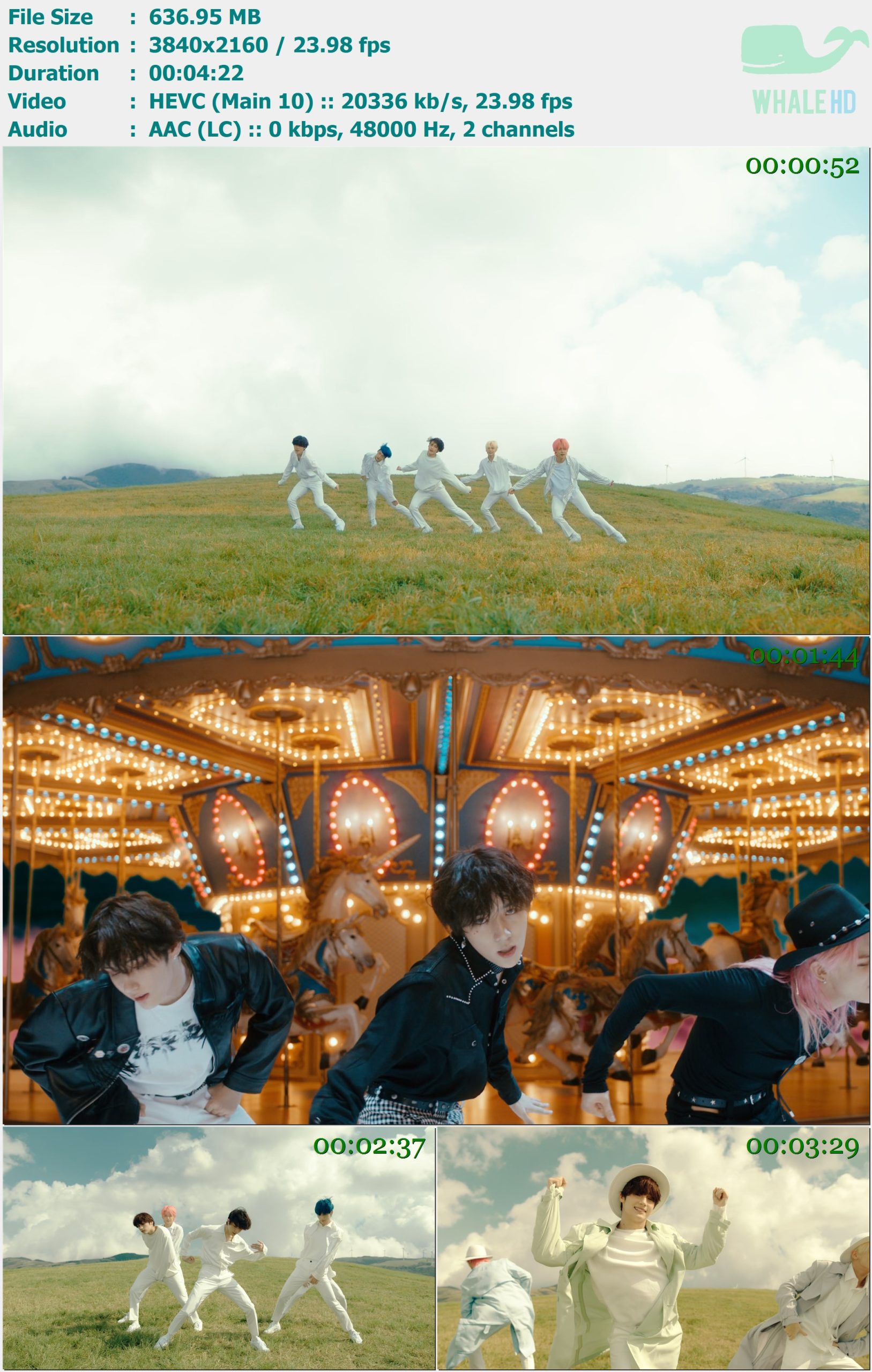 TOMORROW X TOGETHER (TXT) - Blue Hour (Choreography ver.) 2020 AM 2160p H265 - 636.95MB