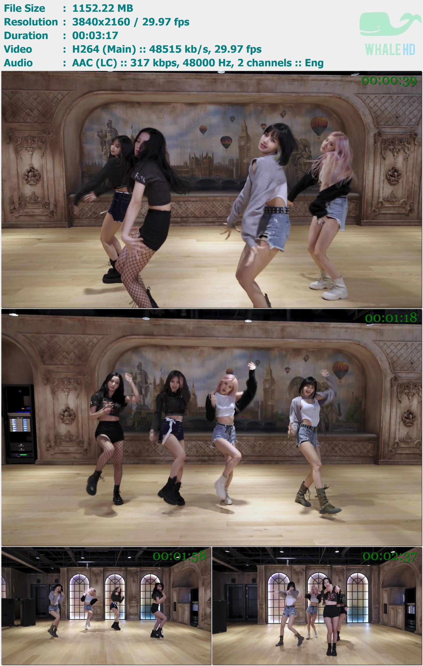 BLACKPINK - Lovesick Girls (DANCE PRACTICE) 2020 MasterRip 2160p H264 - 1.13GB