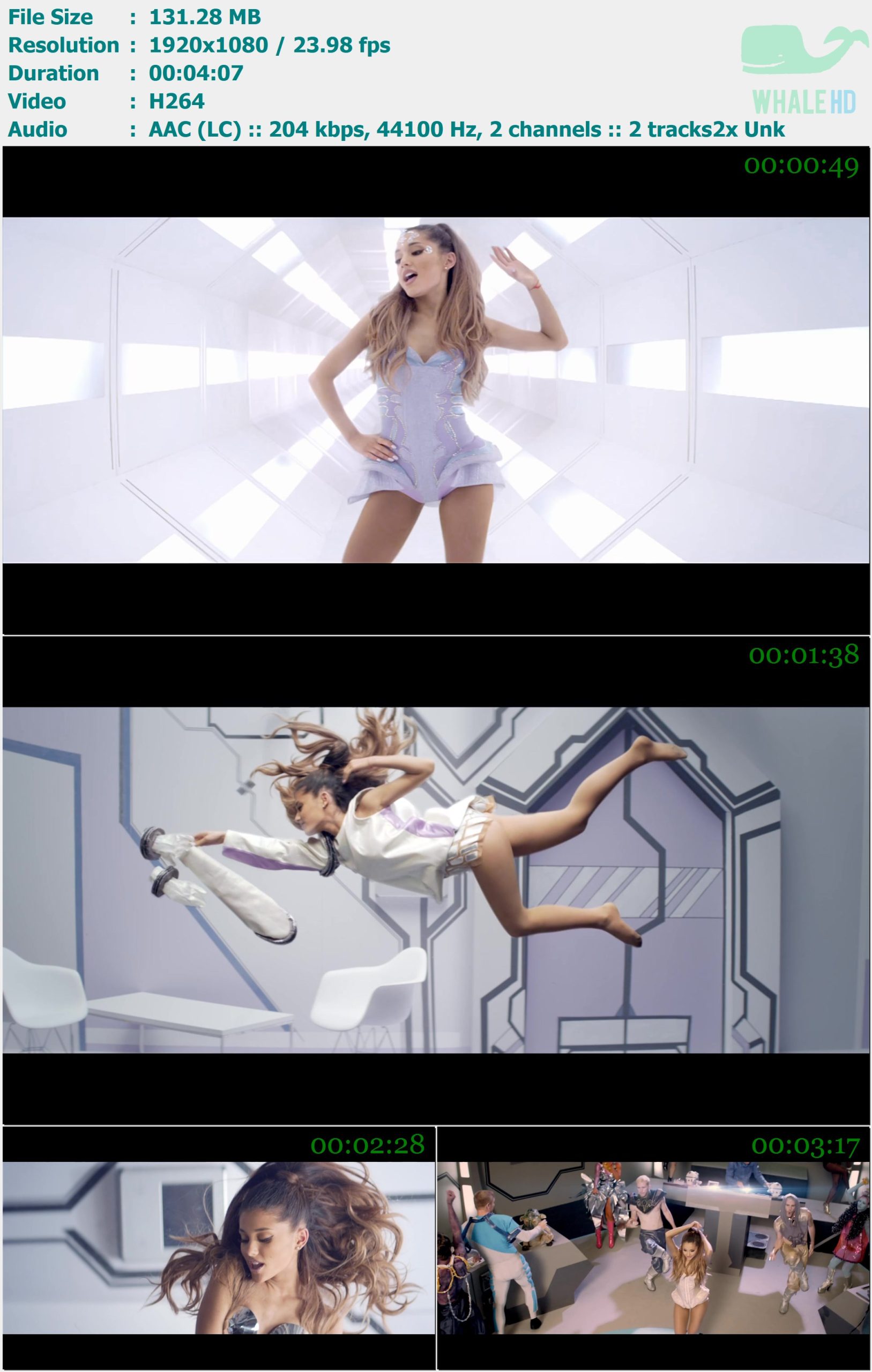 Ariana Grande feat. Zedd - Break Free 2013 𝐕𝐄𝐕𝐎 1080p H264 - 131.28MB