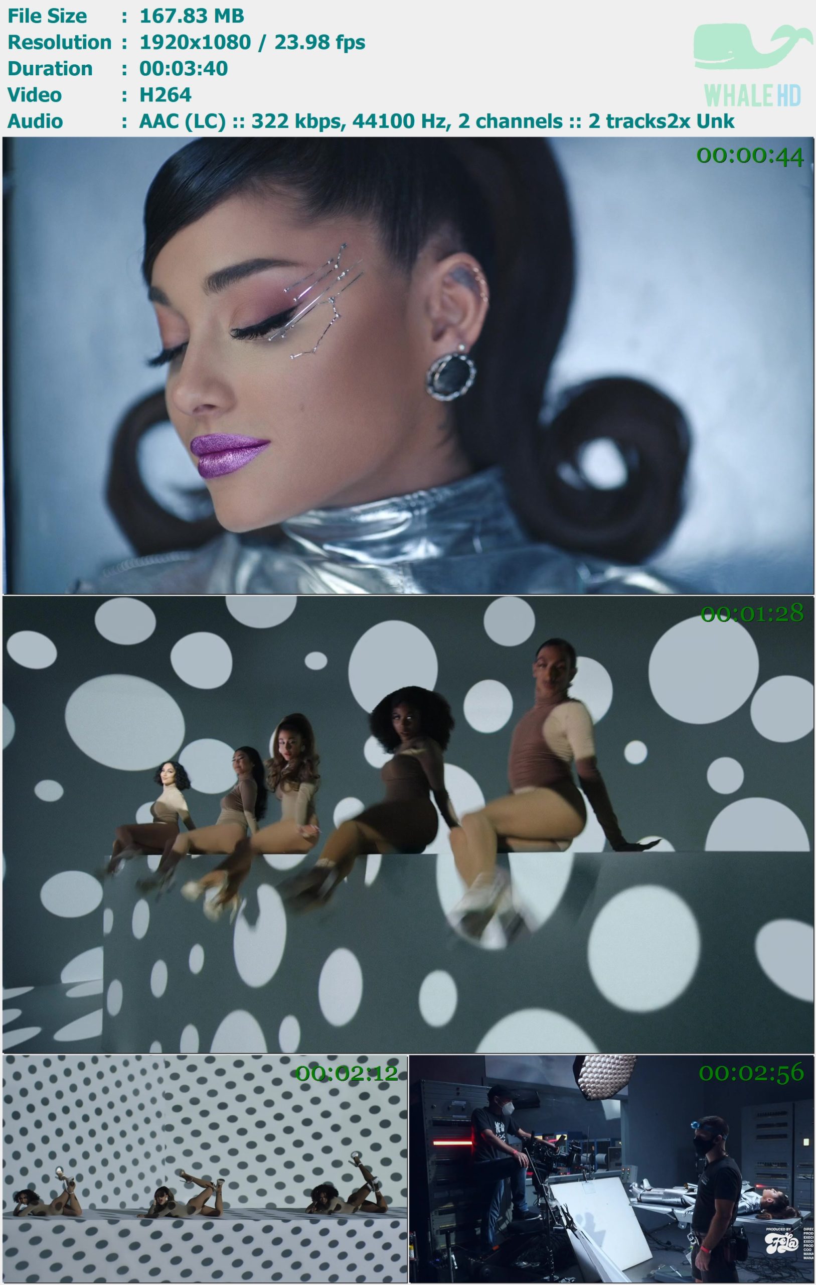 Ariana Grande - 34+35 2020 𝐓𝐢𝐝𝐚𝐥 1080p H264 - 167.83MB