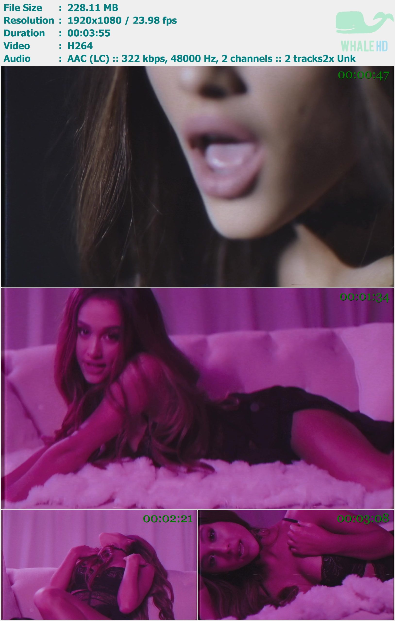 Ariana Grande - Dangerous Woman (Version 1) 2016 𝐓𝐢𝐝𝐚𝐥 1080p H264 - 228.11MB