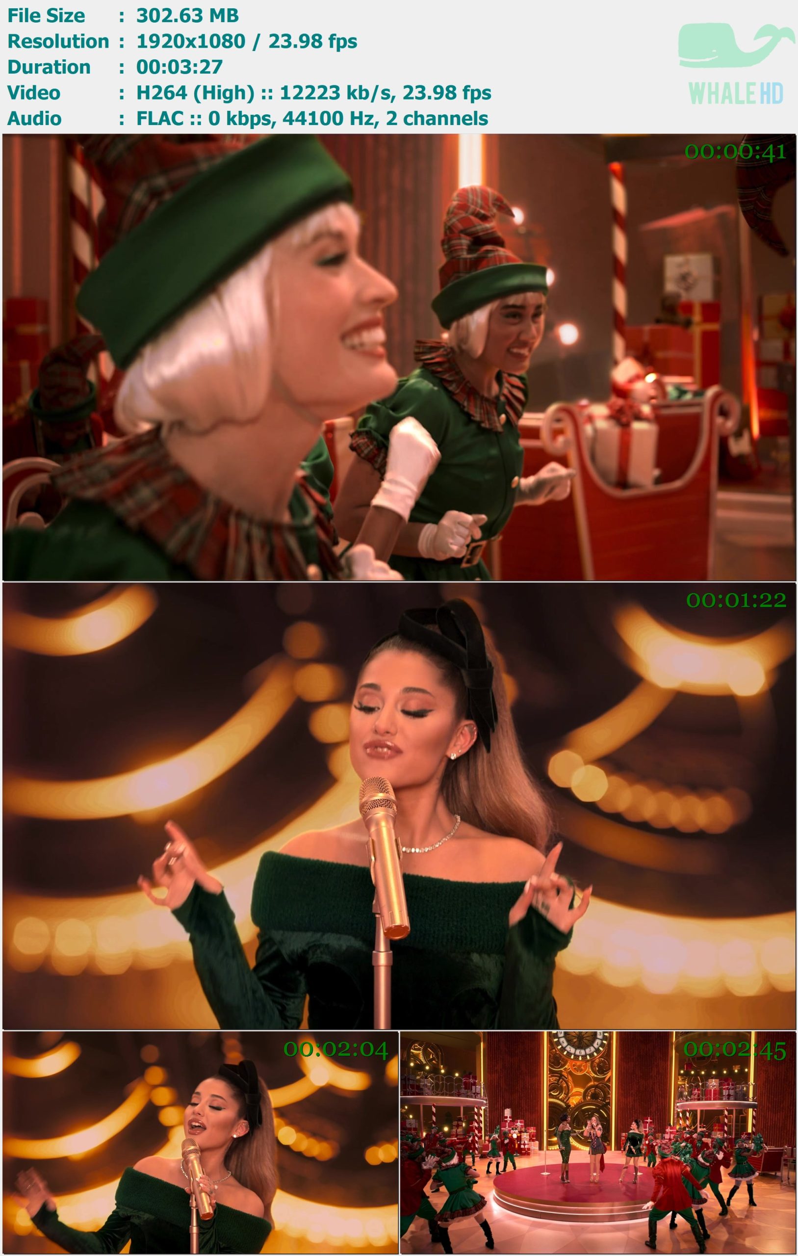 Mariah Carey feat. Ariana Grande & Jennifer Hudson - Oh Santa! 2020 AMAZON 1080p H264 - 302.63MB