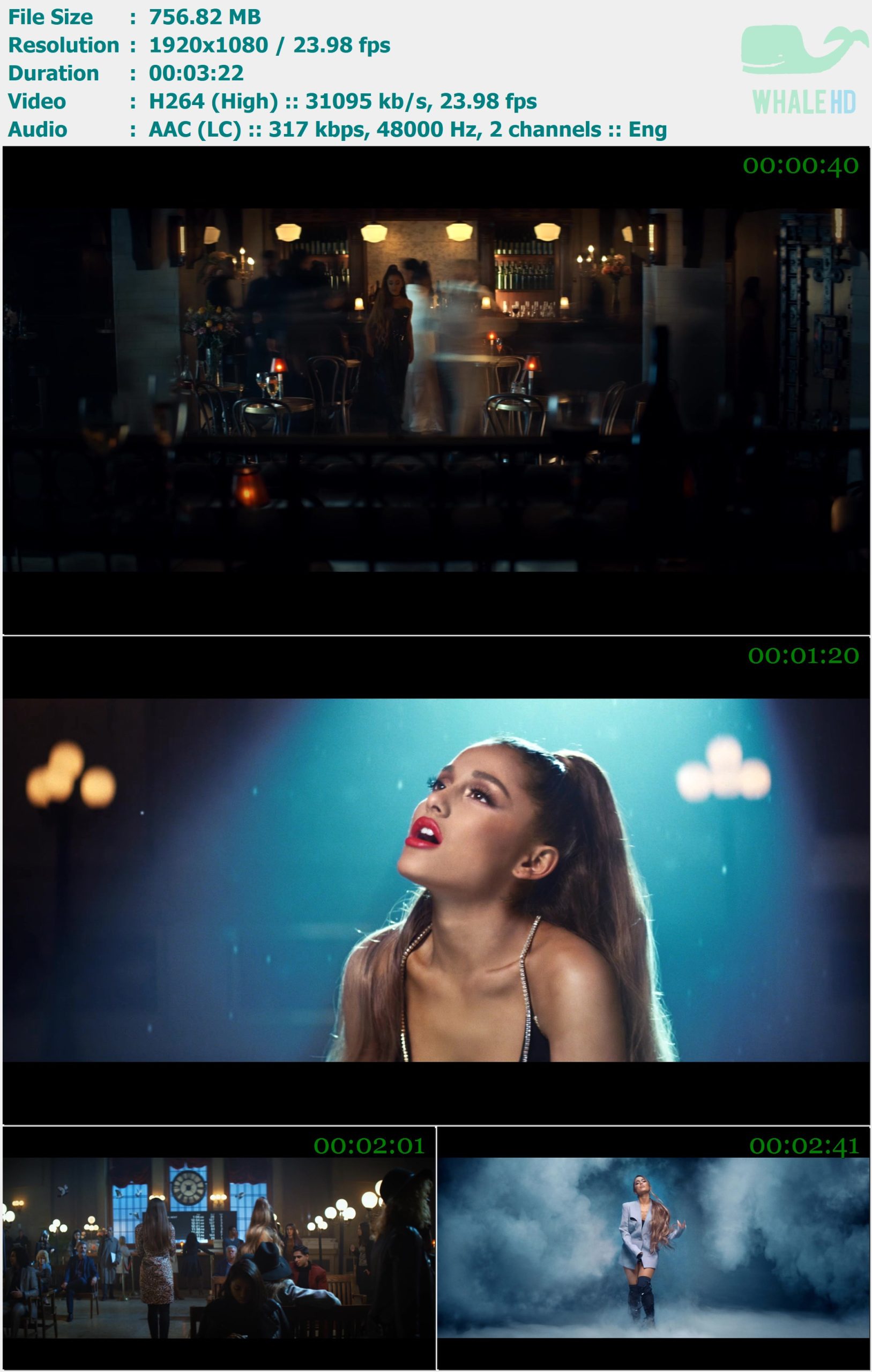 Ariana Grande - Breathin 2018 MasterRip 1080p H264 - 756.82MB