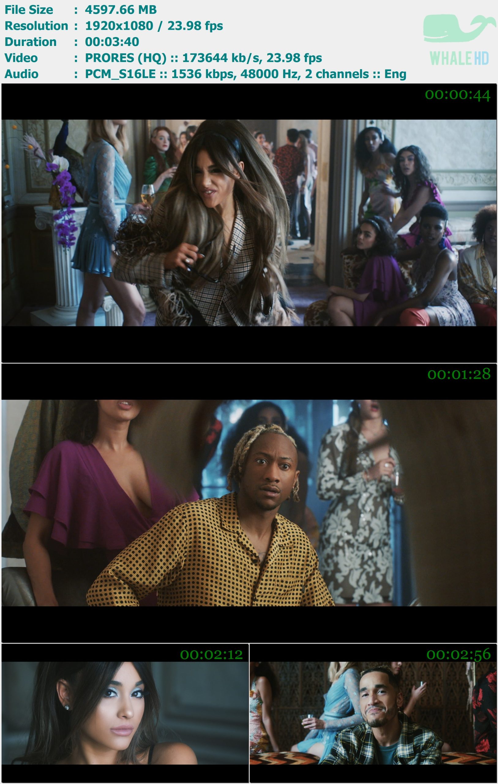 Ariana Grande feat. Social House - Boyfriend 2019 Master 1080p ProRes - 4.49GB