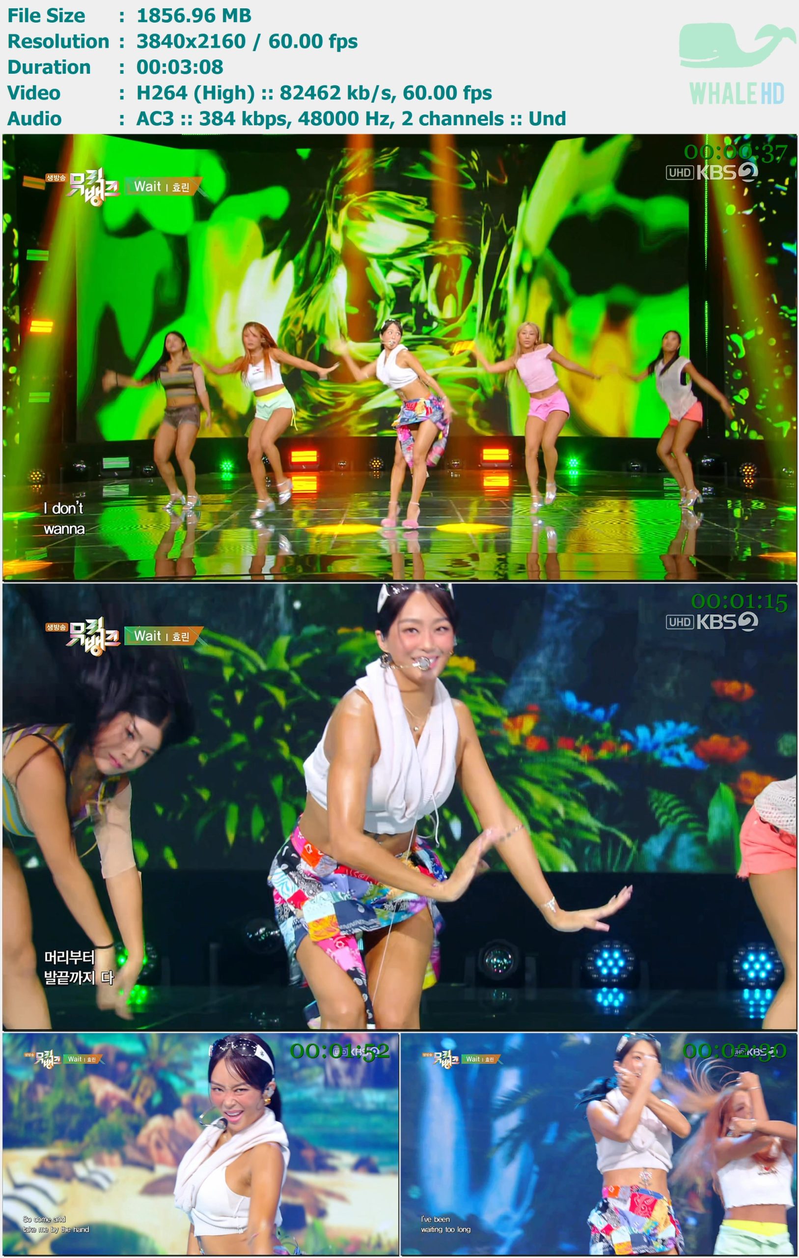 HYOLYN - Wait (Music Bank 音乐银行 2024-08-16) HDTV 2160p H264 - 1.81GB