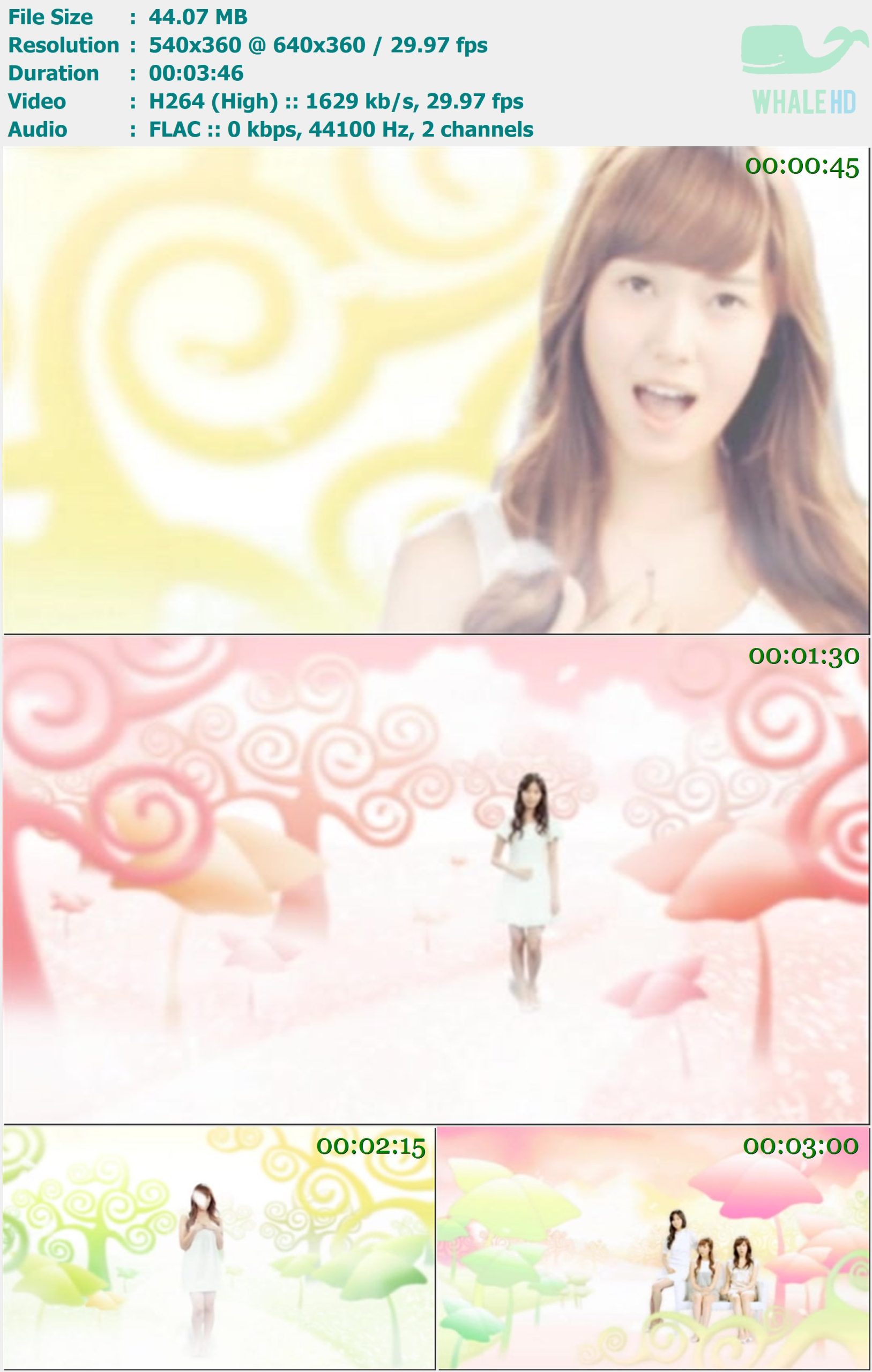 少女时代 Girls' Generation (Jessica, Tiffany, Seohyun) - Oppa Nappa 2008 DVDRip 360p H264 - 44.07MB