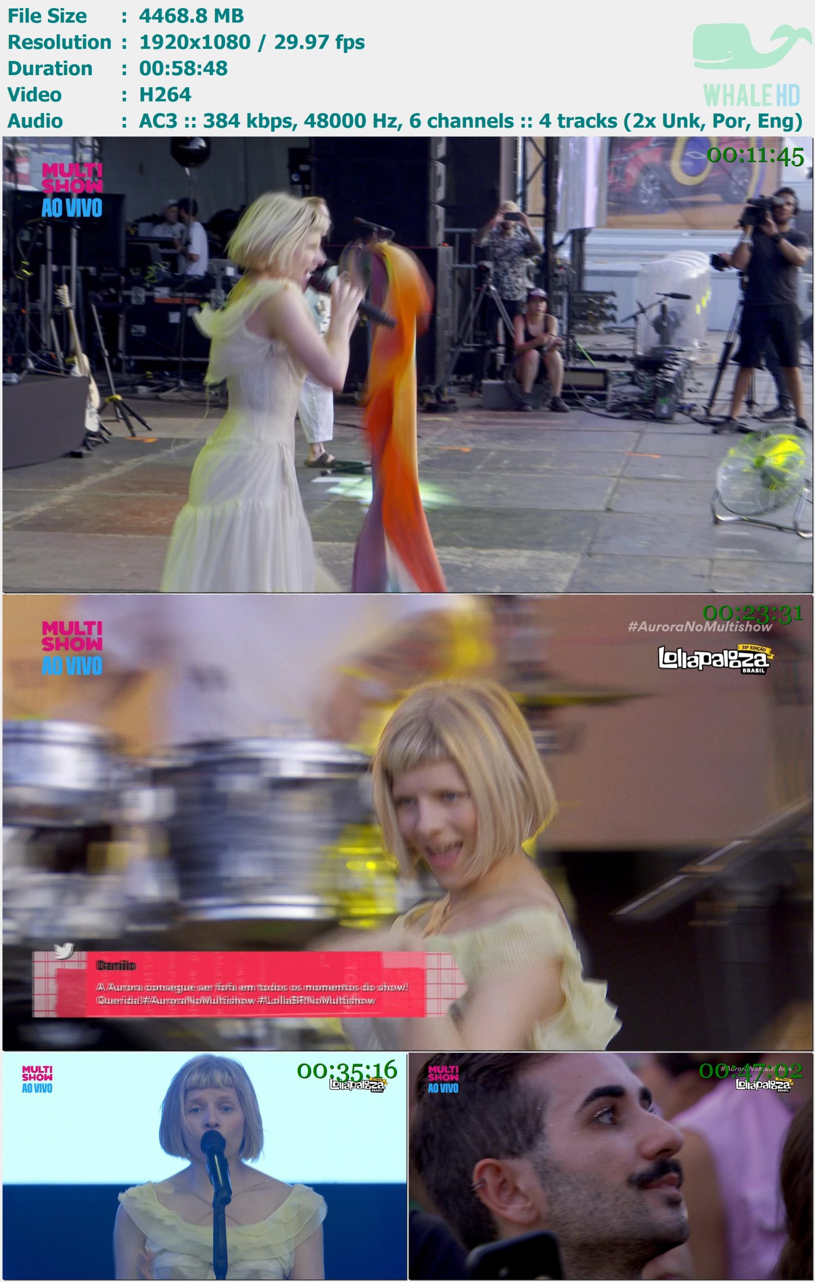 Aurora - Live @ Lollapalooza Brazil 2023 HDTV 1080i H264 - 4.36GB