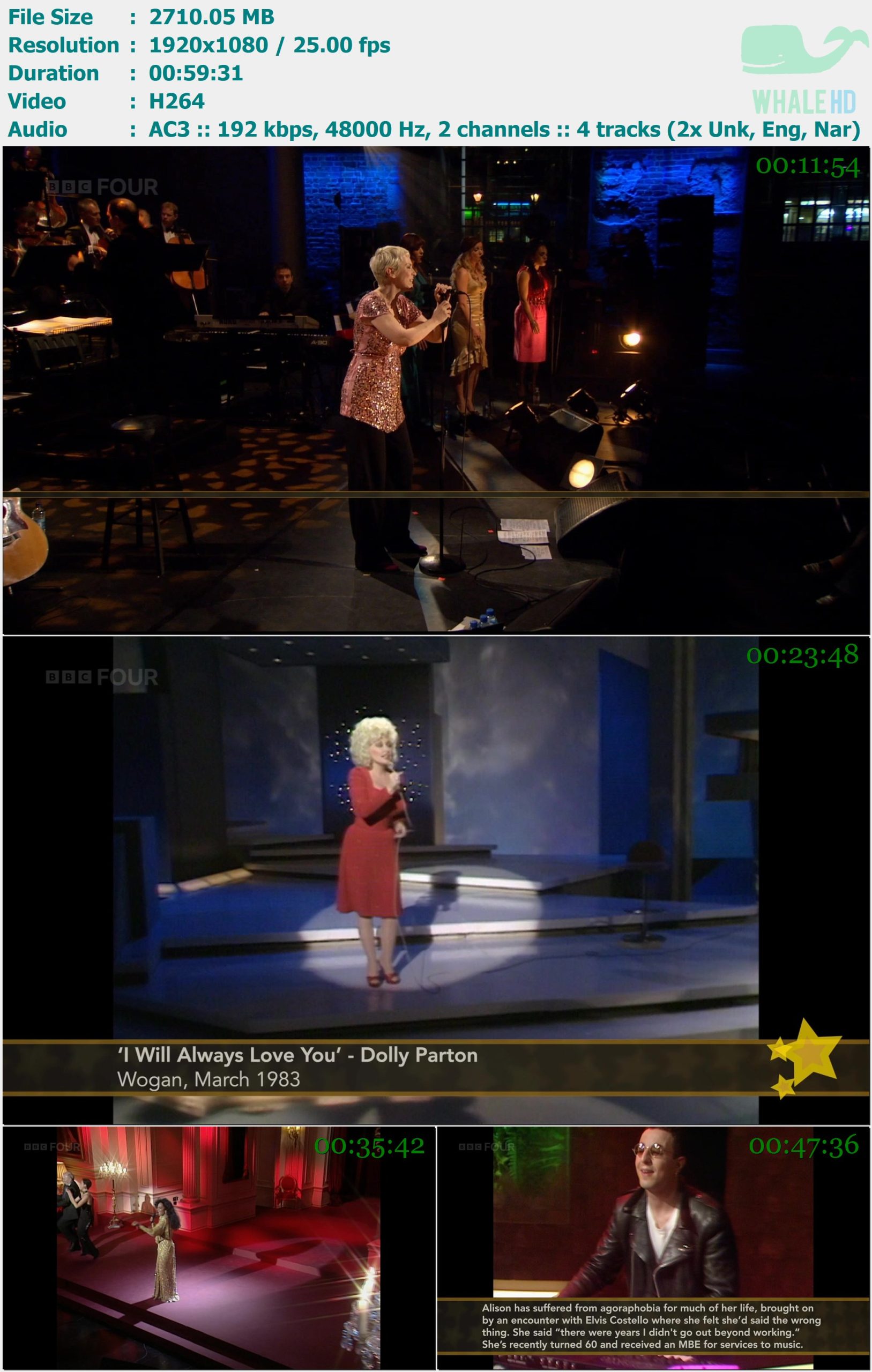 BBC精选现场 —— Queens of Song at the BBC 2022 HDTV 1080i H264 - 2.65GB