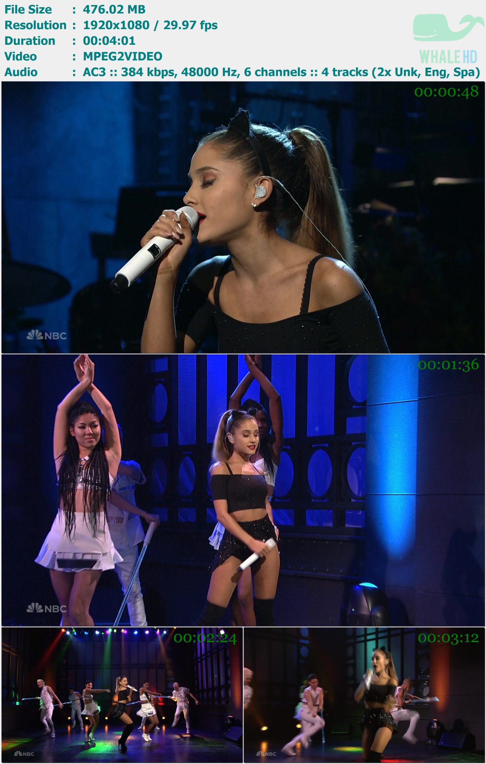 Ariana Grande - Break Free (Live @ 𝐒𝐚𝐭𝐮𝐫𝐝𝐚𝐲 𝐍𝐢𝐠𝐡𝐭 𝐋𝐢𝐯𝐞, S40 - 2014) HDTV 1080i MPEG2 - 476.02MB