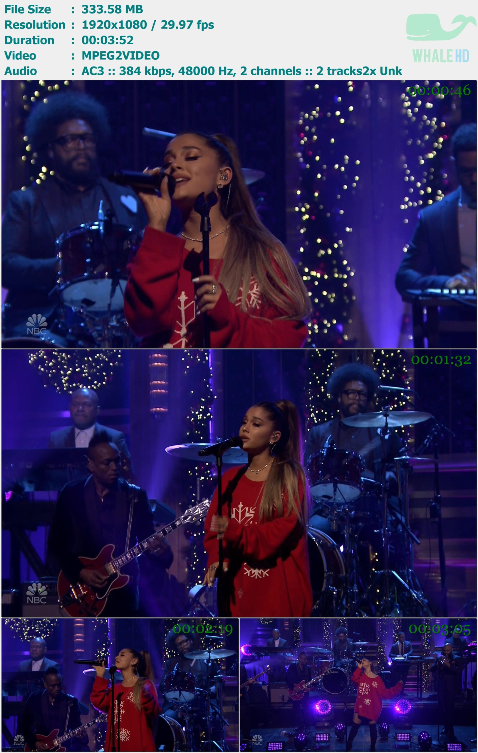 Ariana Grande - Imagine (Live on The 𝐓𝐨𝐧𝐢𝐠𝐡𝐭 𝐒𝐡𝐨𝐰  Starring 𝐉𝐢𝐦𝐦𝐲 𝐅𝐚𝐥𝐥𝐨𝐧 2018) HDTV 1080i MPEG2 - 333.58MB