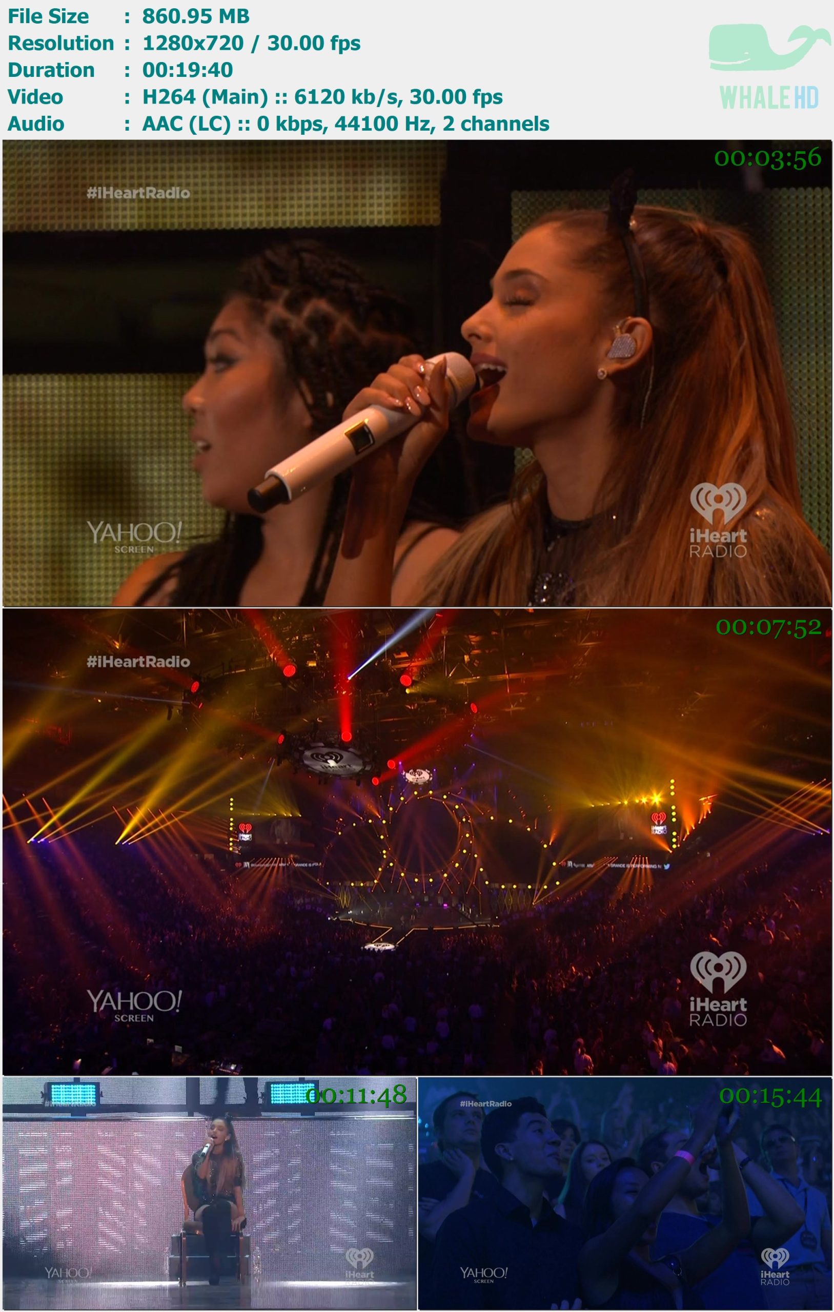 Ariana Grande - Live @ iHeartRadio Music Festival 2014 WEB-DL 720p H264 - 860.95MB