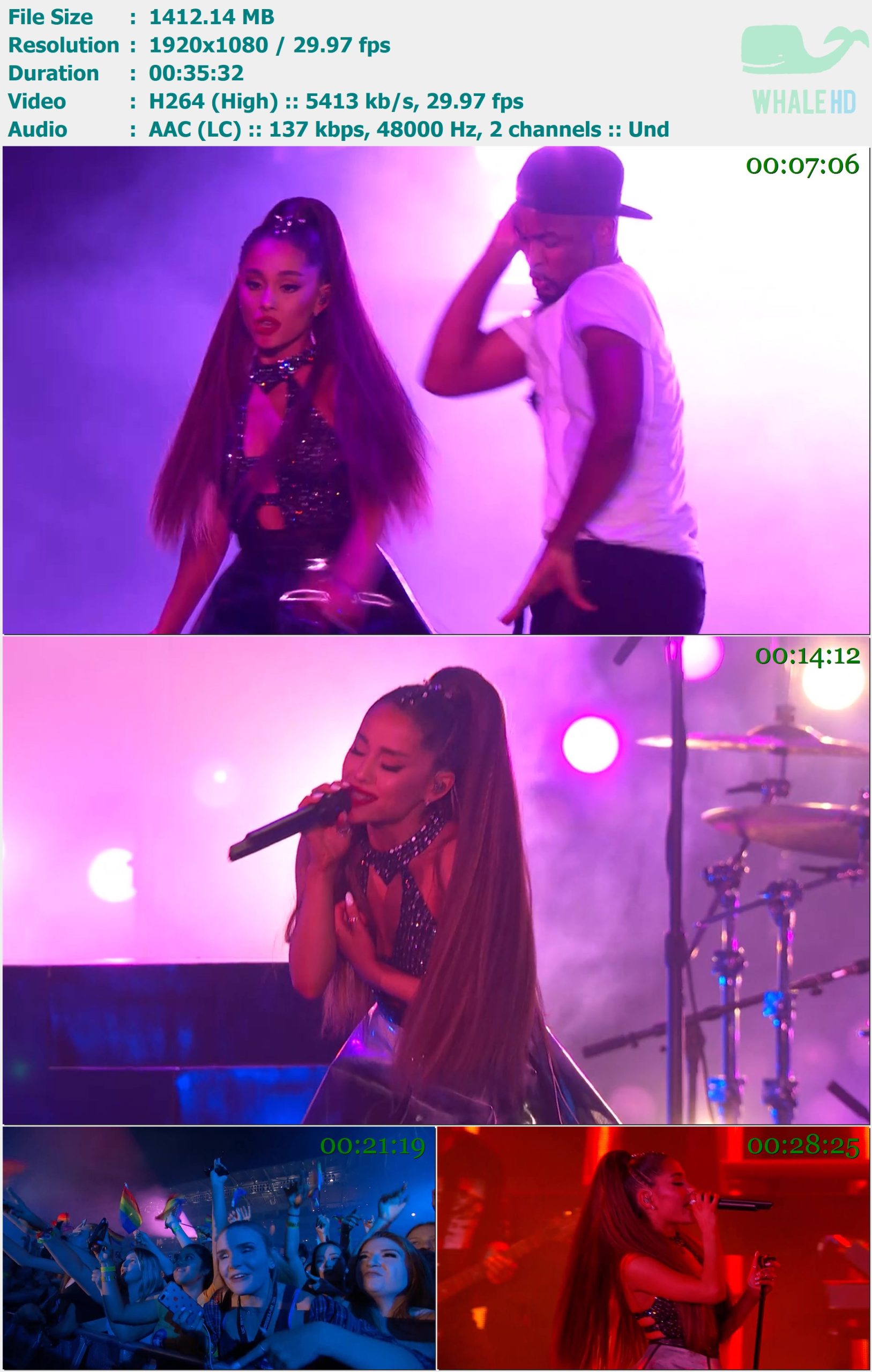 Ariana Grande - Live At Wango Tango 2018 WEB-DL 1080p H264 - 1.38GB